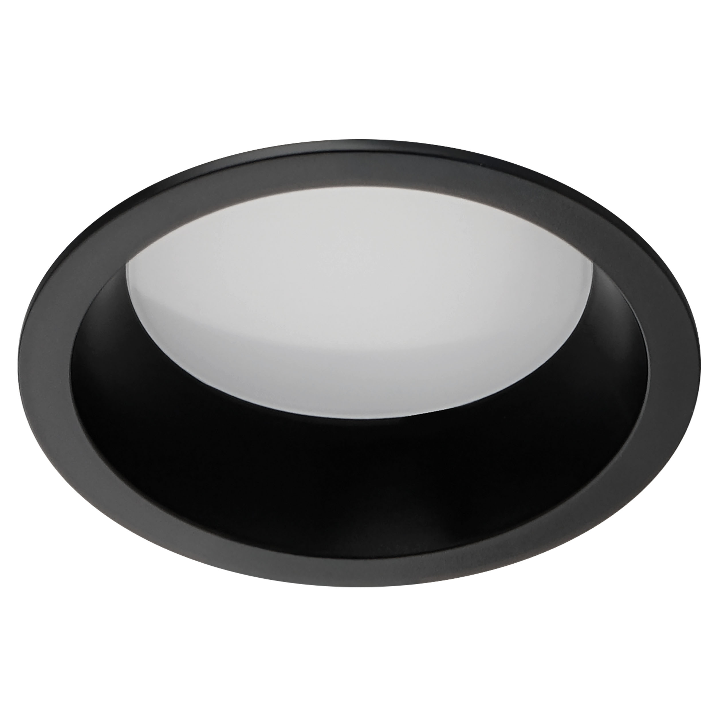 Рамка (светильник) PVC д/LED-модулей 941хх и LED-ламп D50мм PIANO ROUND ЧЕРНЫЙ IP65