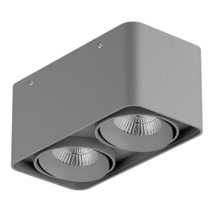 IP65 Светильник MONOCCO LED 2х10W 1200LM 30G СЕРЫЙ 4000K