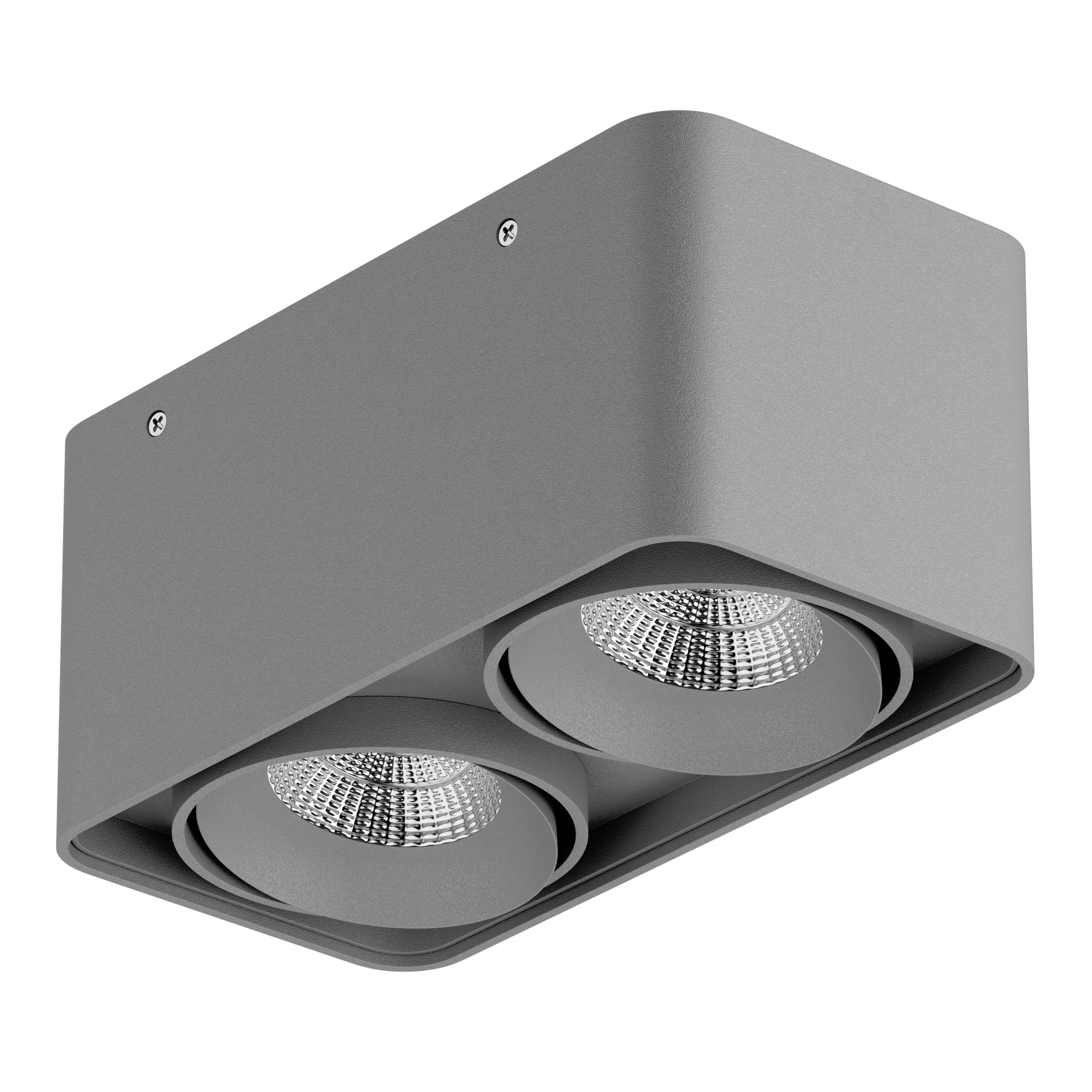 IP65 Светильник MONOCCO LED 2х10W 1200LM 30G СЕРЫЙ 4000K
