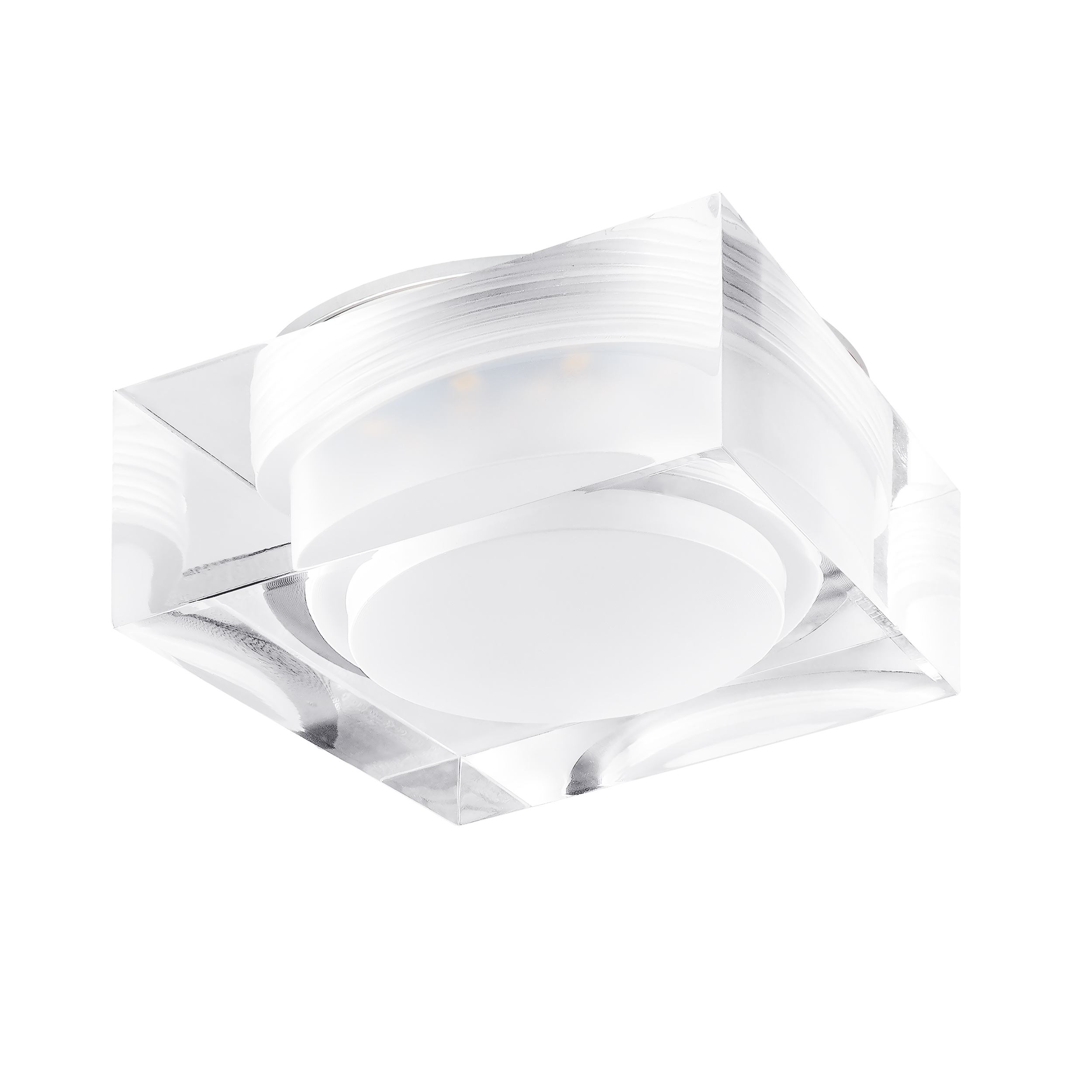 Светильник ARTICO QUA LED 5W 400LM ХРОМ/ПРОЗРАЧНЫЙ/МАТОВЫЙ 3000K