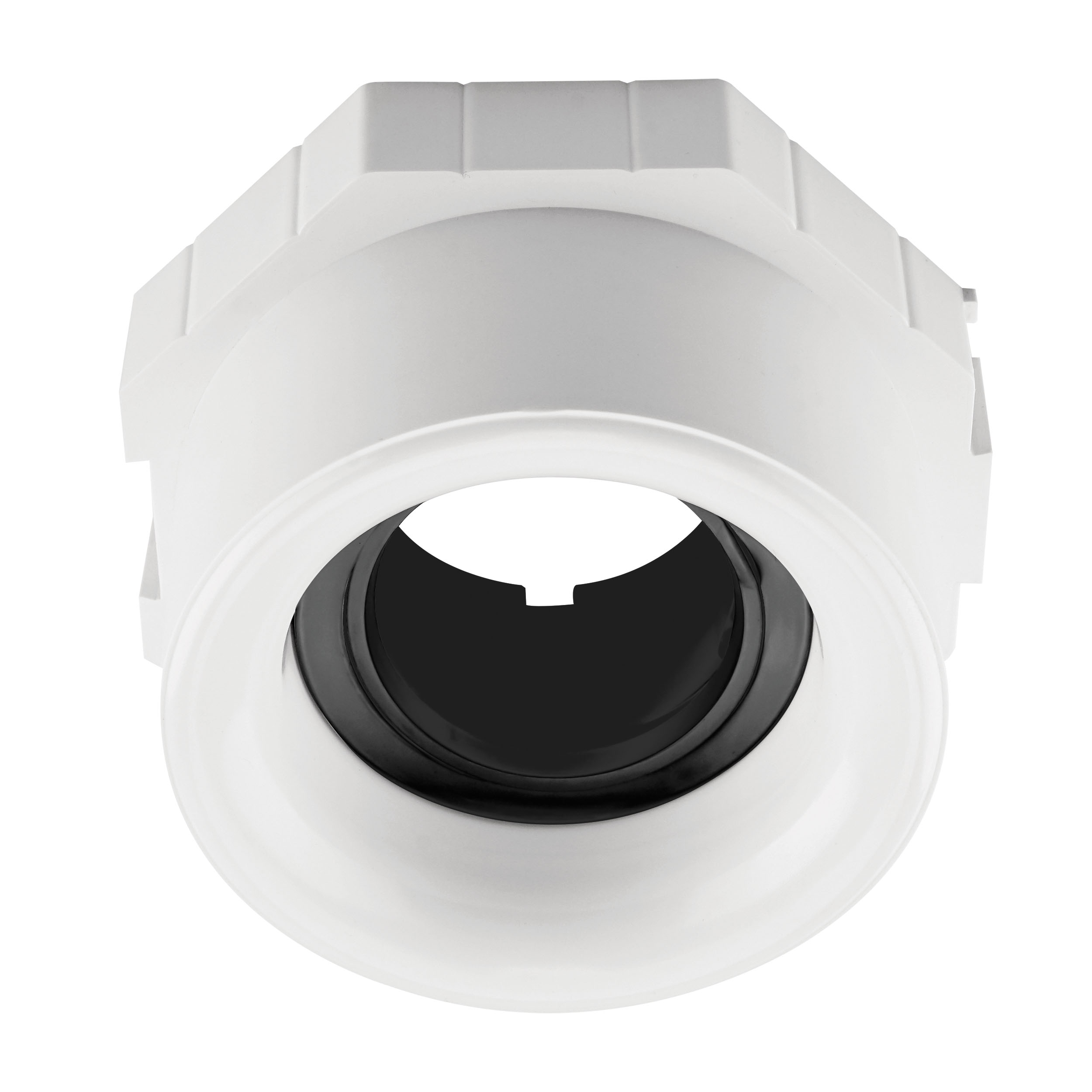 Рамка (светильник) CLICK-CLACK скрытого монтажа лампочек и LED модулей MR16 в натяжной потолок ANELLO БЕЛЫЙ/ЧЕРНЫЙ