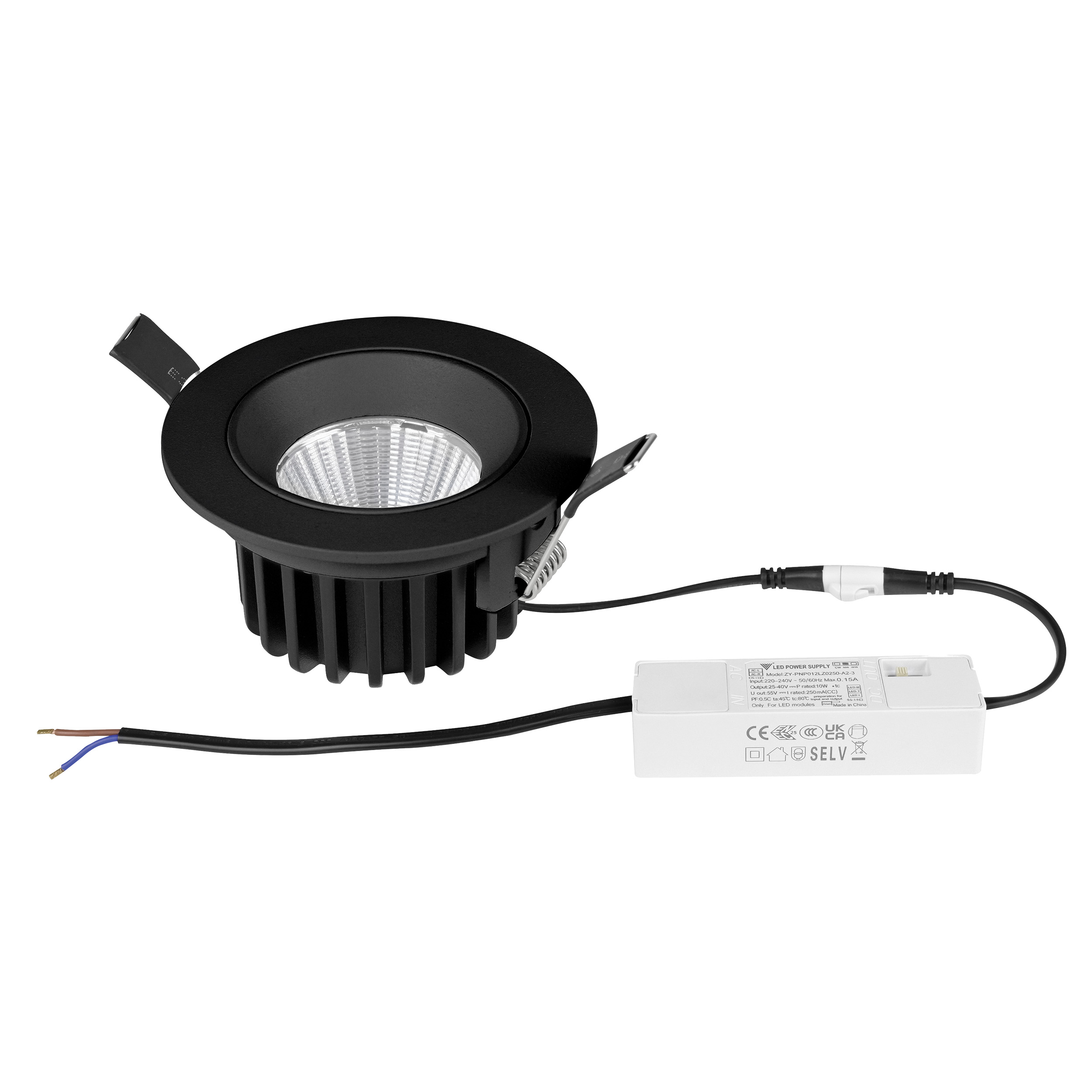 Светильник SOFFI IP65 LED 10W 920LM 38G ЧЕРНЫЙ 3000/4000/6000K IP65