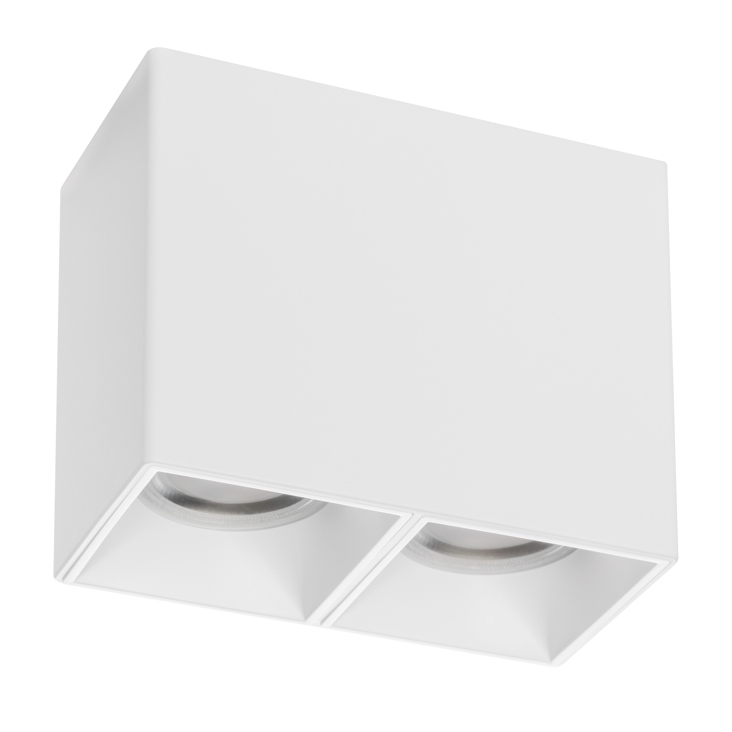 Рамка (светильник) PVC д/LED-модулей 941хх и LED-ламп D50мм RULLO 2x QUAD БЕЛЫЙ
