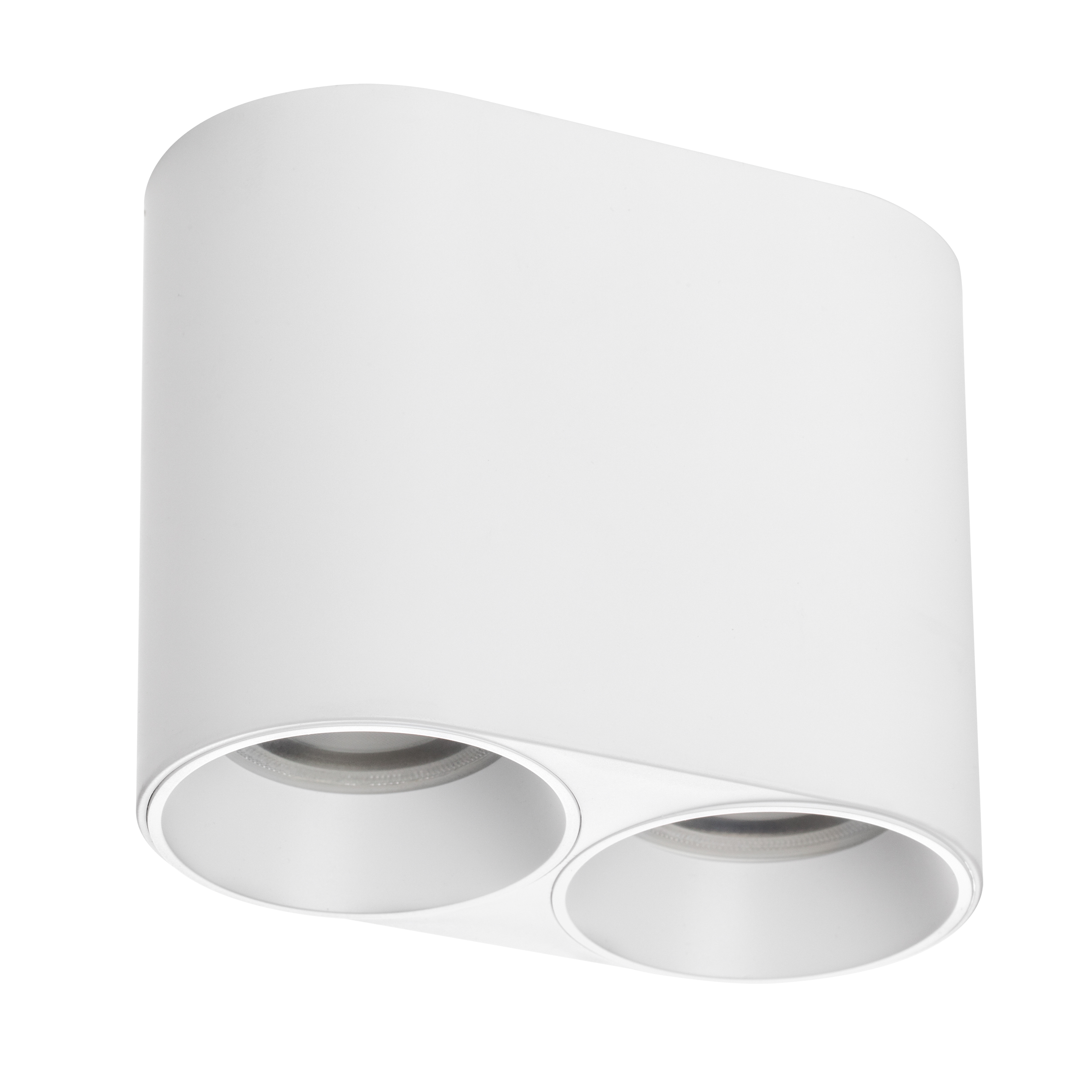 Рамка (светильник) PVC д/LED-модулей 941хх и LED-ламп D50мм RULLO 2x ROUND БЕЛЫЙ