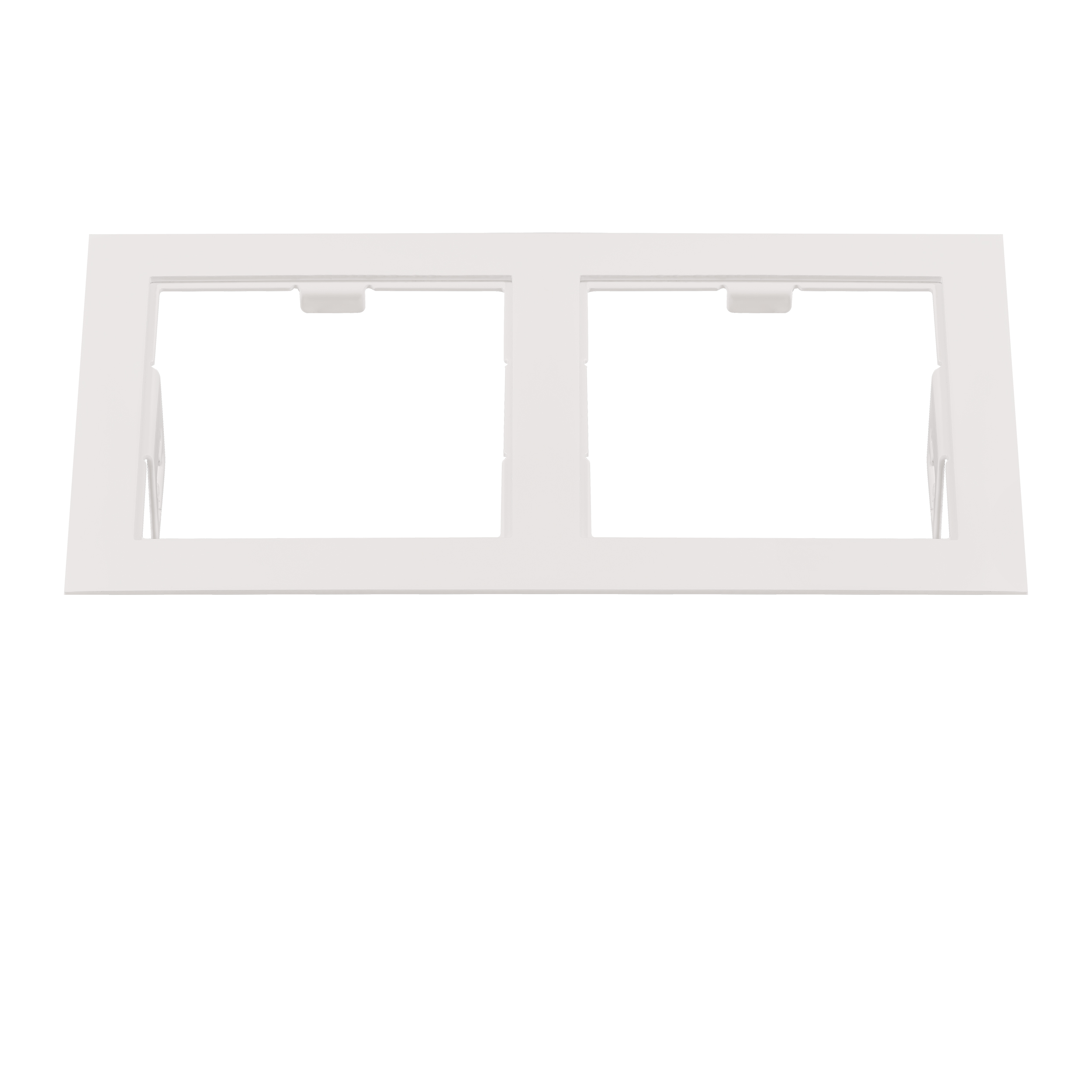 Рамка DOMINO Double QUADRO MR16 БЕЛЫЙ