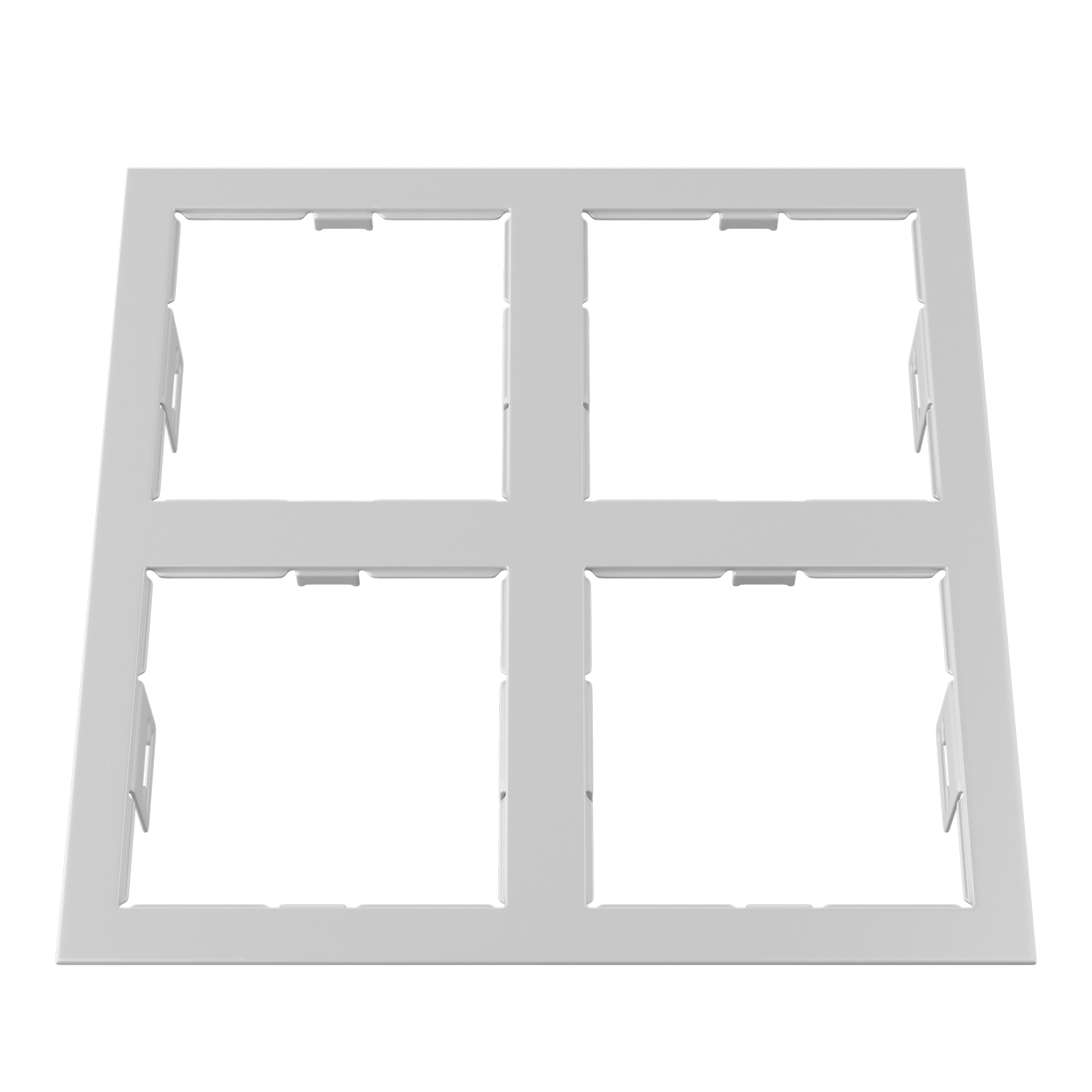 Рамка DOMINO QUADRO 2х2 MR16 БЕЛЫЙ