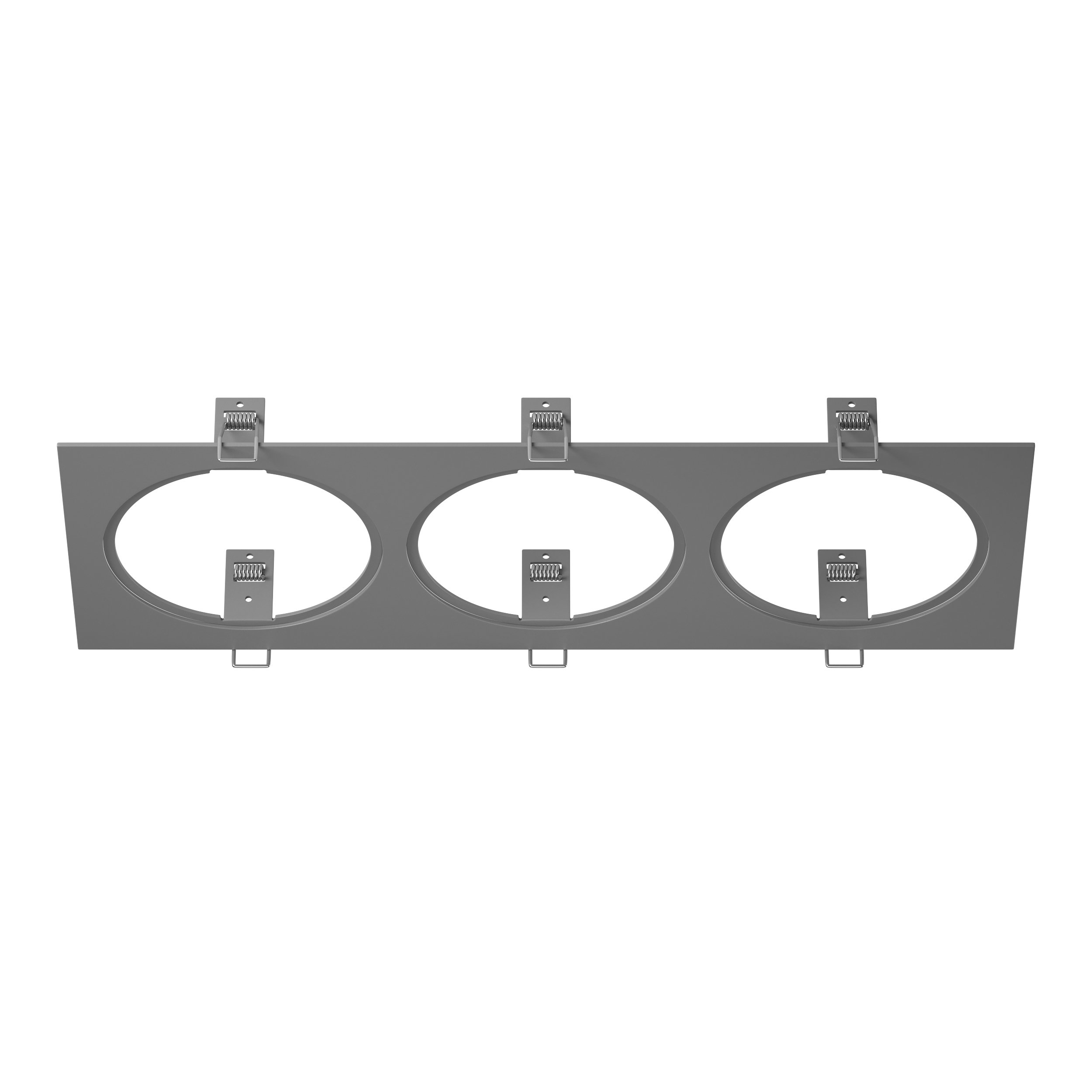 Рамка INTERO 111 Triple QUADRO СЕРЫЙ