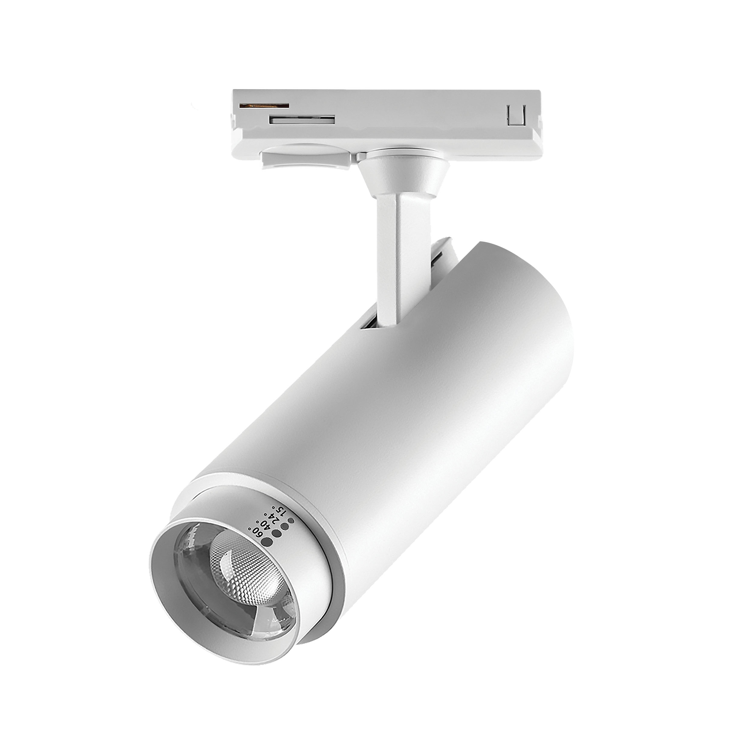 Светильник FUOCO P+CCT д/трек-системы Barra LED 5-9-13W 490/630/930LM 15-60G БЕЛЫЙ 3000-4000-6000K