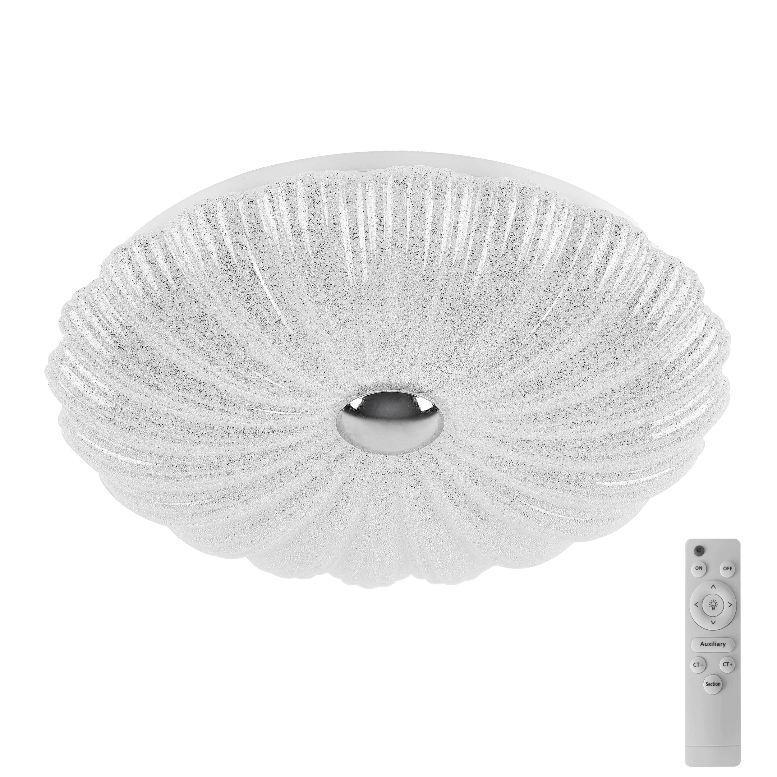 Светильник настенно-потолочный ARCO SHELL 72W LED 3600LM ХРУСТАЛЬНЫЙ/ХРОМ/ЗОЛОТО 3000/4000/6000K