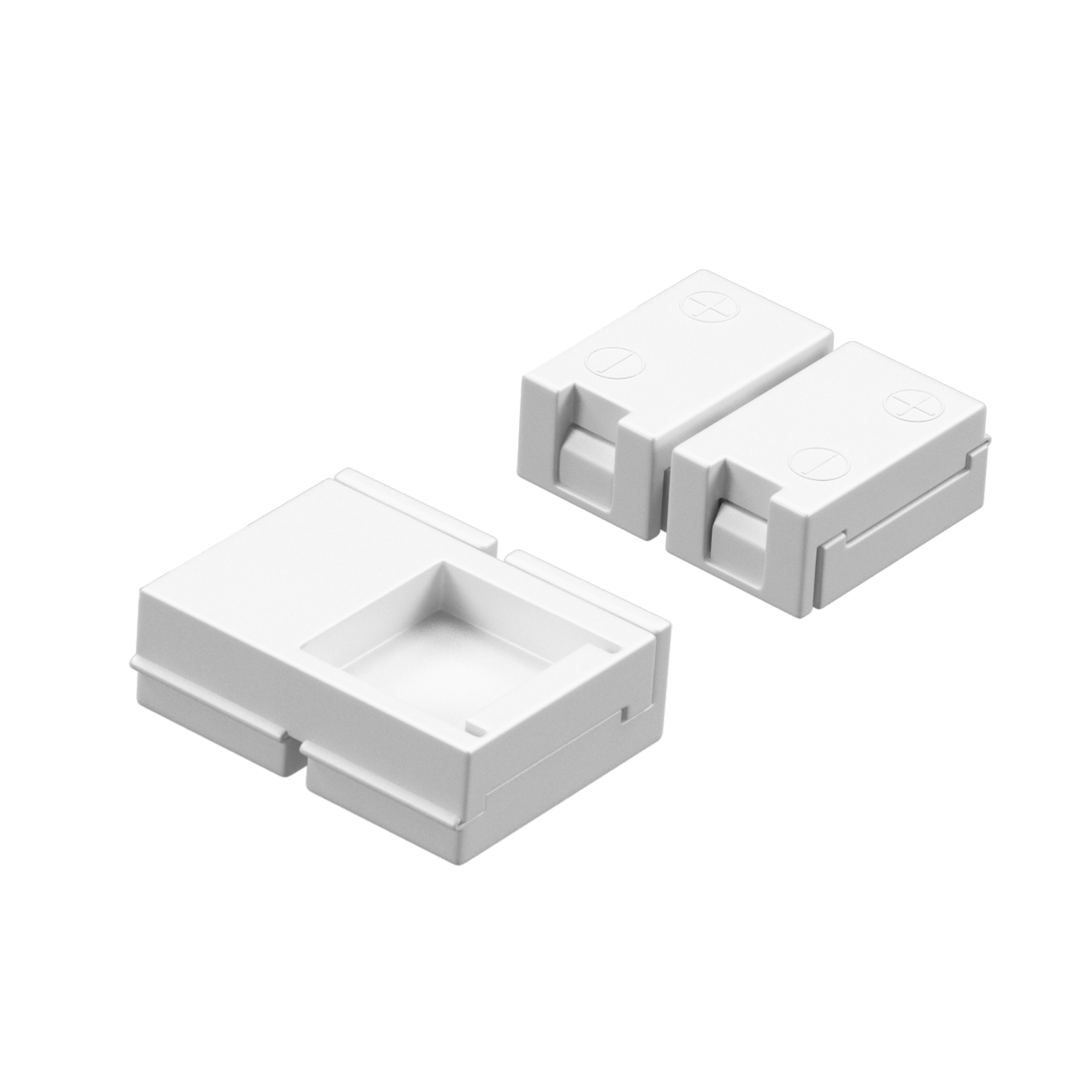 Соединитель жесткий для ленты 12V 5050LED одноцветной 40005Х или 12V 5630LED 40007Х