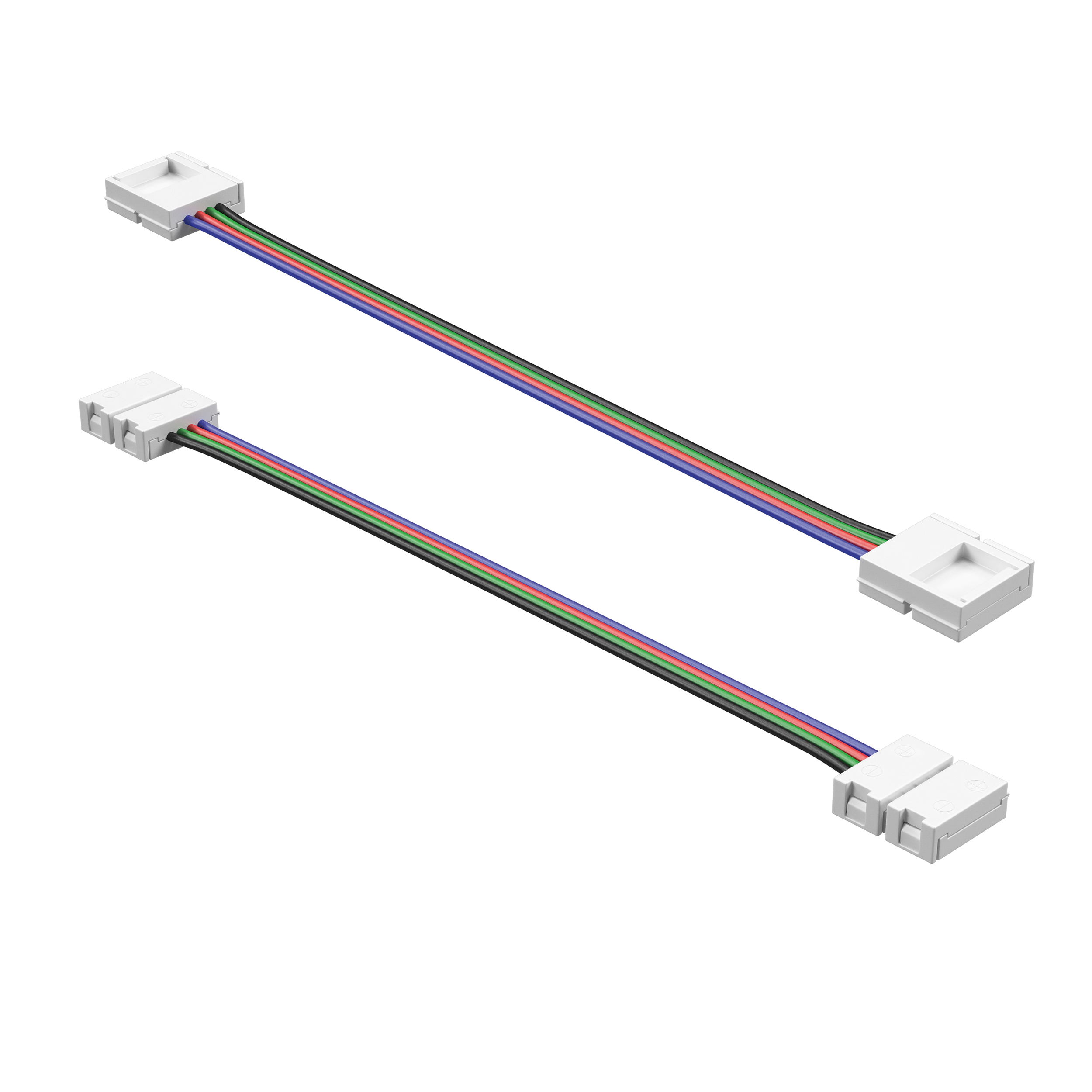 Соединитель гибкий/ Кабель питания для ленты 12V 5050LED цветной RGB