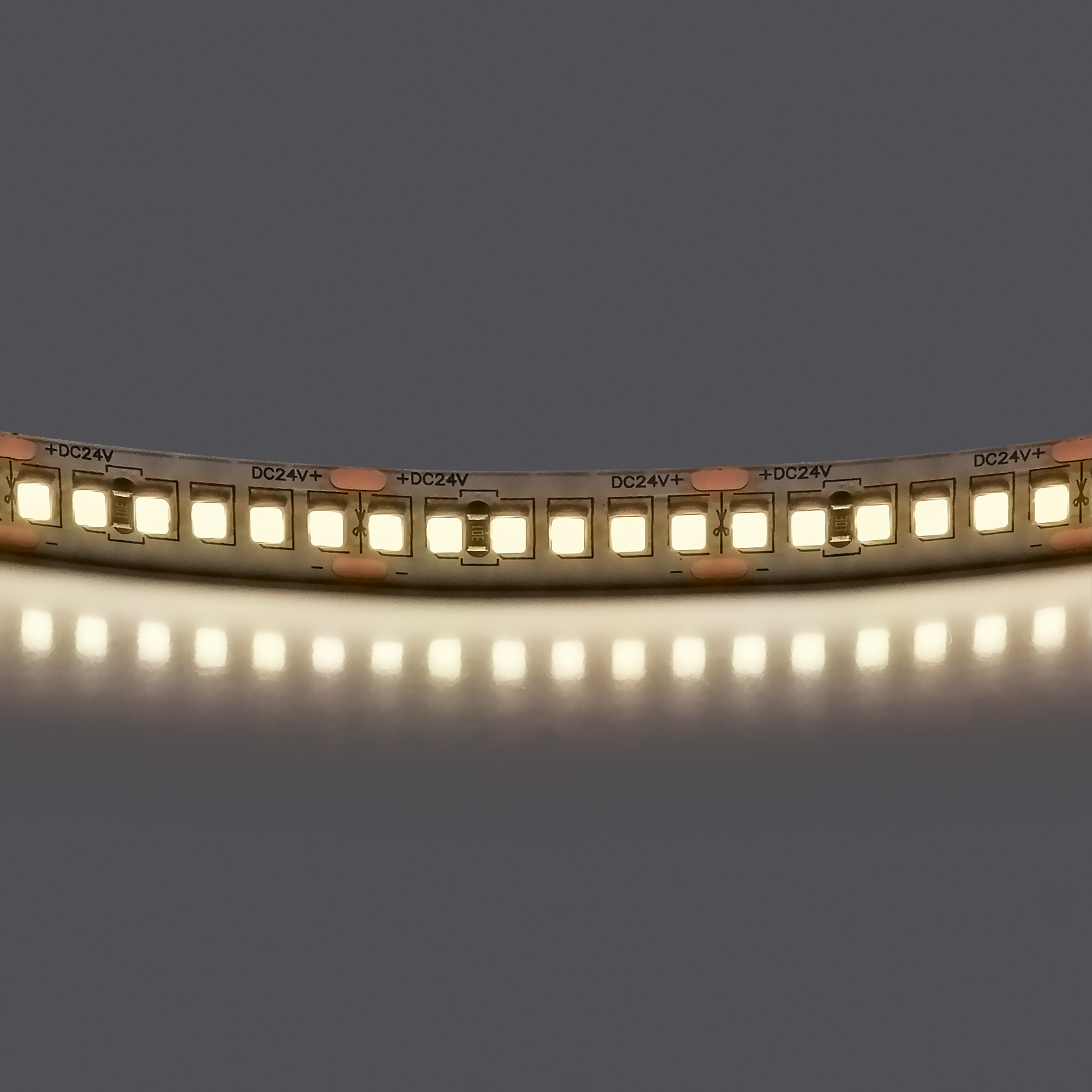 Лента LIGHTSTAR LED 24V 24W 240leds/M 2400LM/M 4000K IP20 1шт = 5м