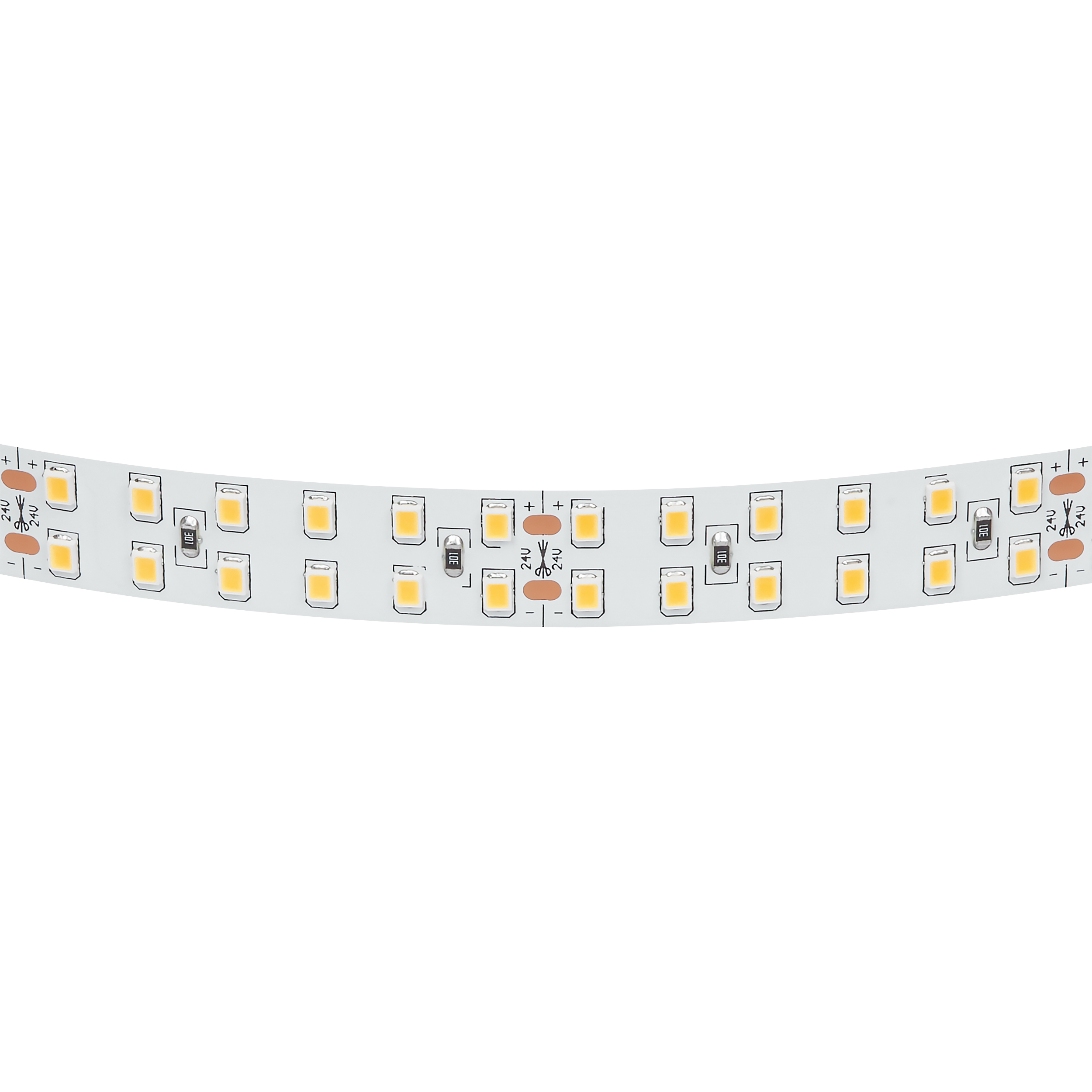 Лента LIGHTSTAR LED 24V 24W 240leds/M 2400LM/M 4000K IP20 1шт = 5м