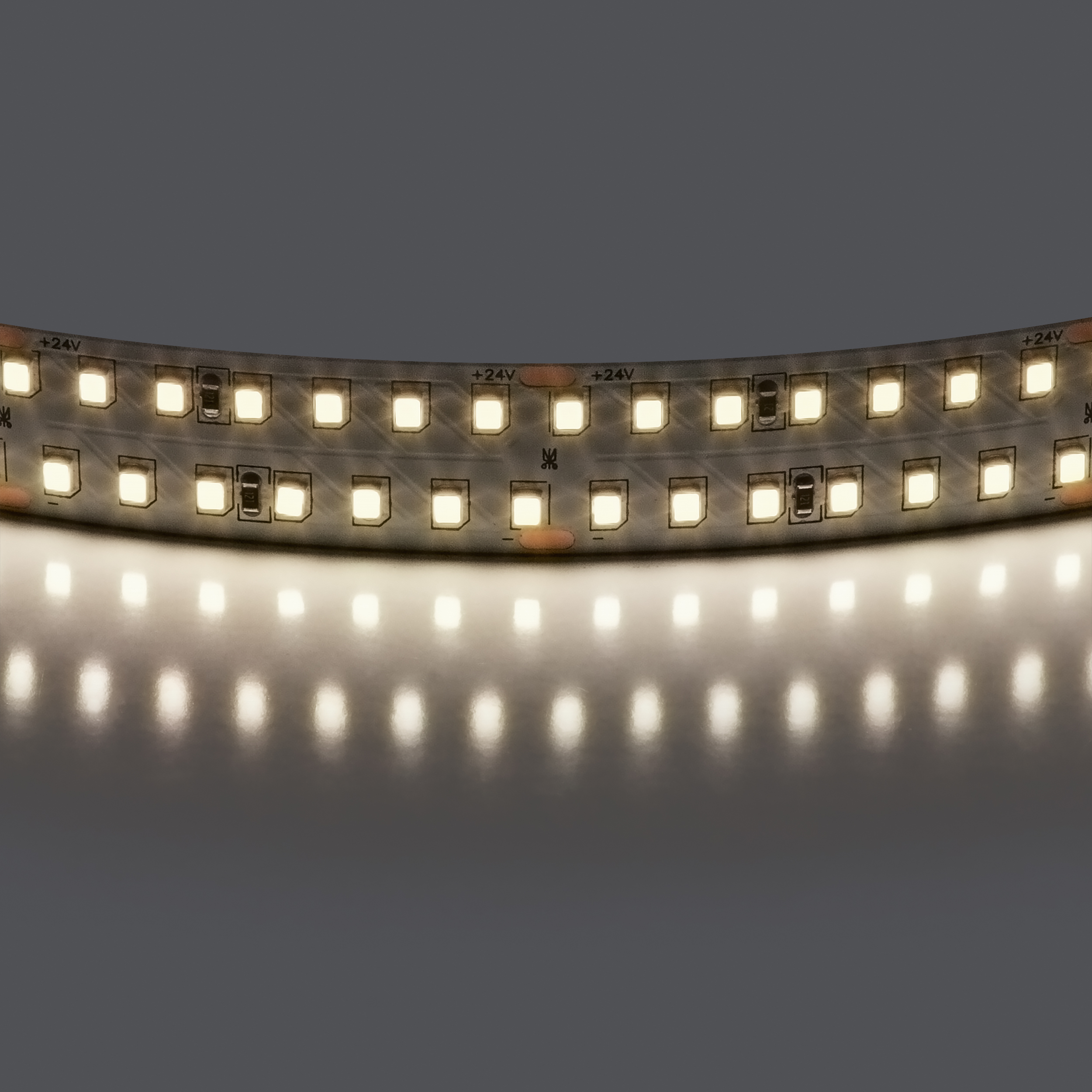Лента LIGHTSTAR LED 24V 30W 280leds/M 3000LM/M 4000K IP20 1шт = 5м