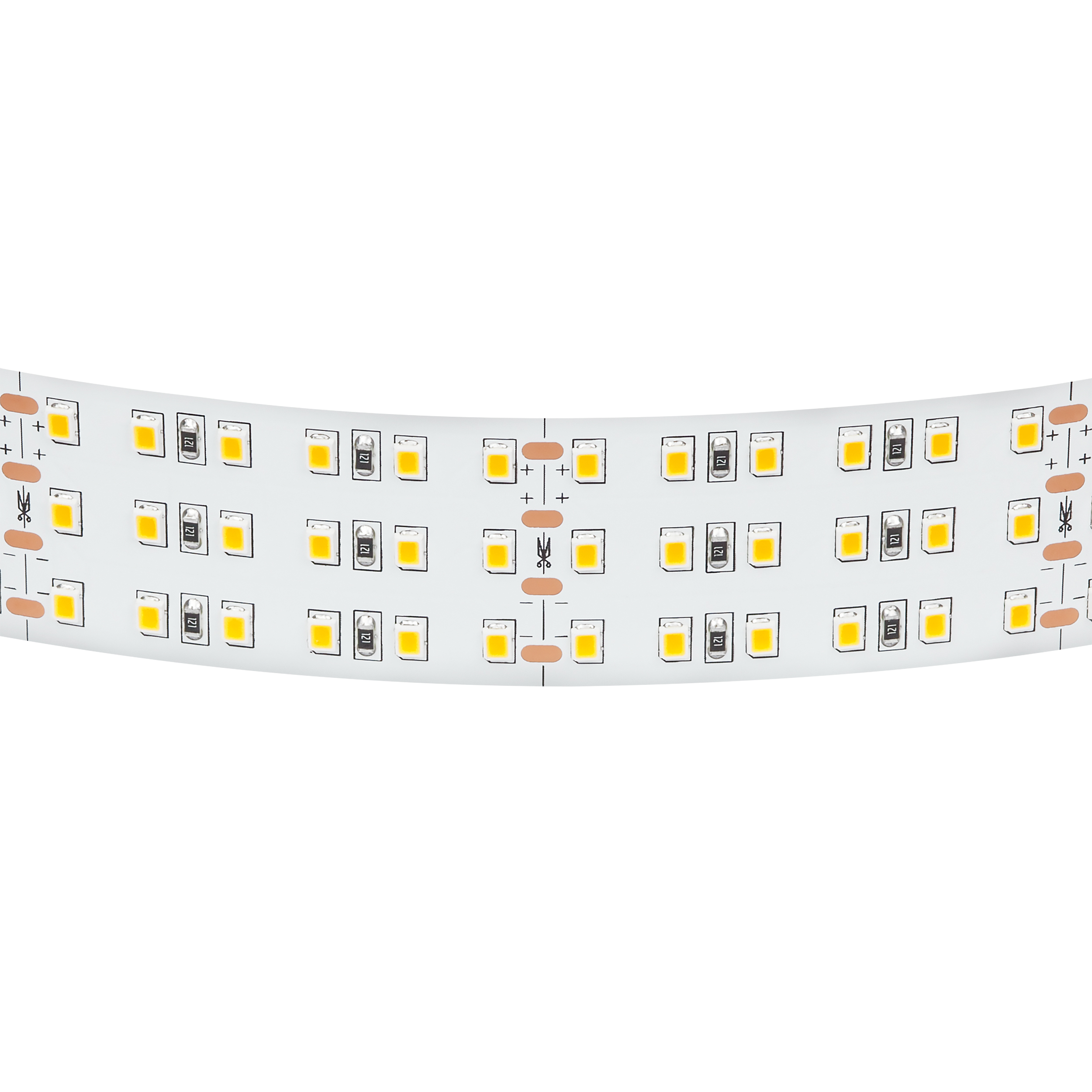 Лента LIGHTSTAR LED 24V 44W 360leds/M 3000LM/M 3000K IP20 1шт = 5м