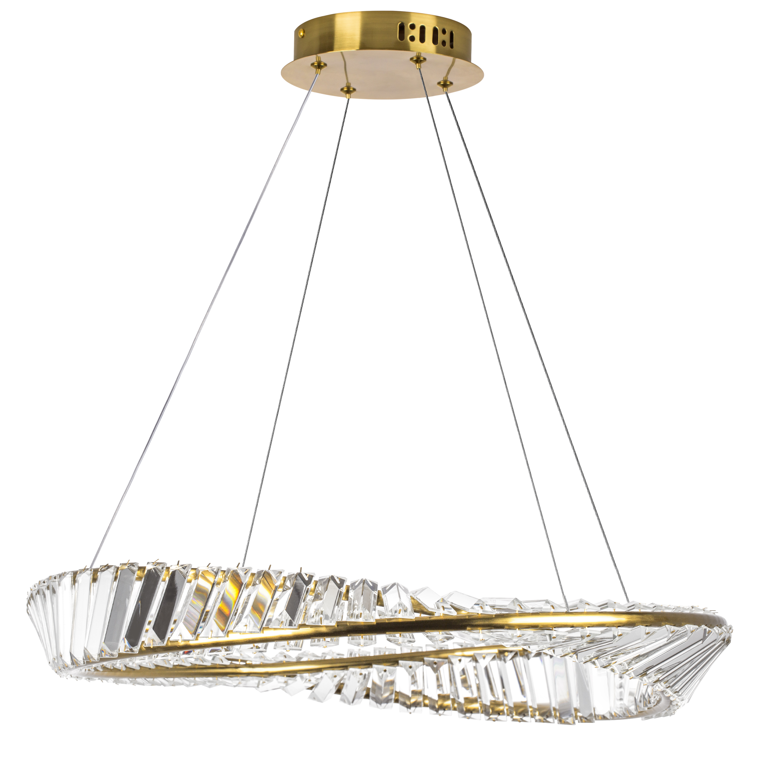 Люстра VIDARE 28W LED 2380LM ЗОЛОТО 3000K IP20