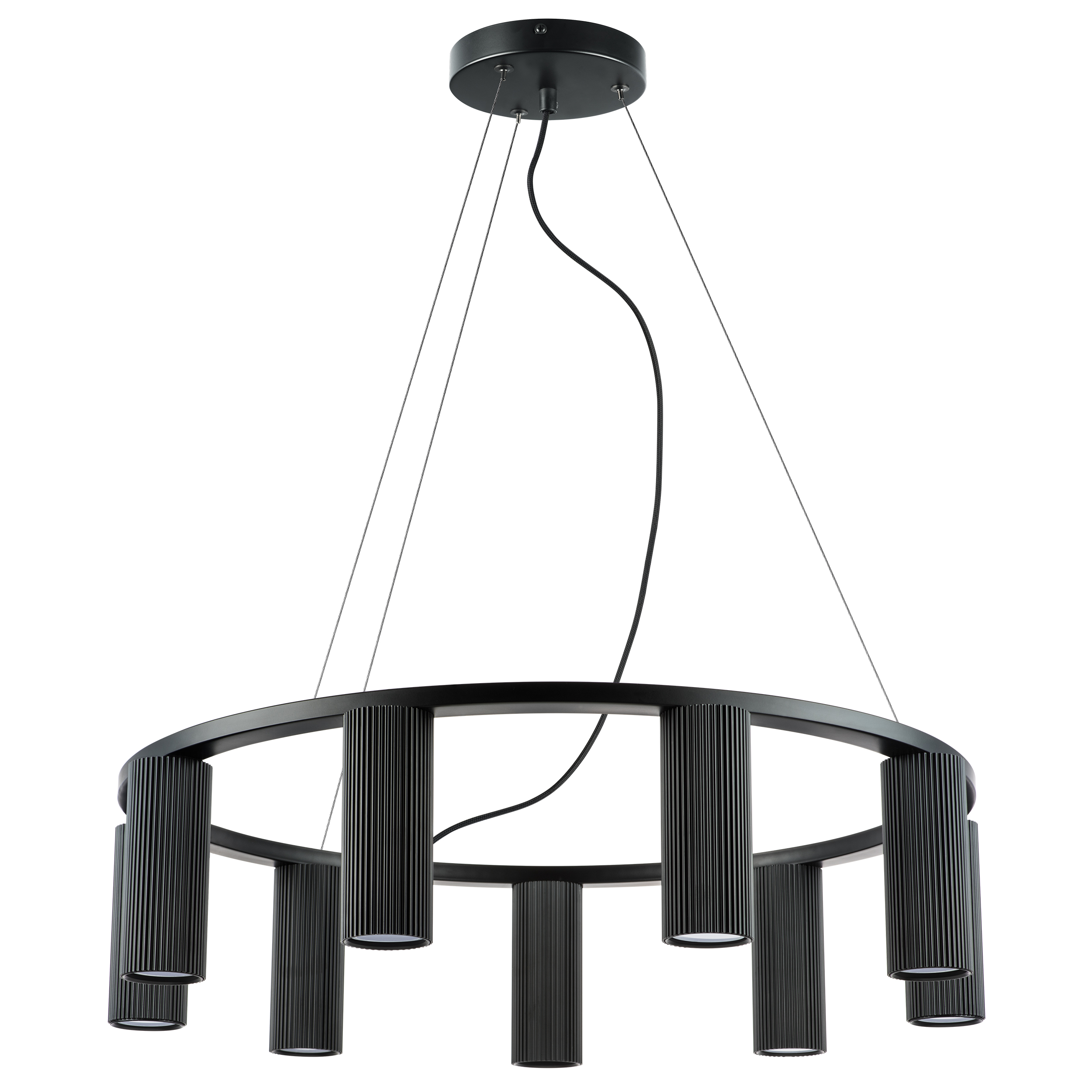 Люстра ROMA 9х28W GU10 (led) ЧЕРНЫЙ