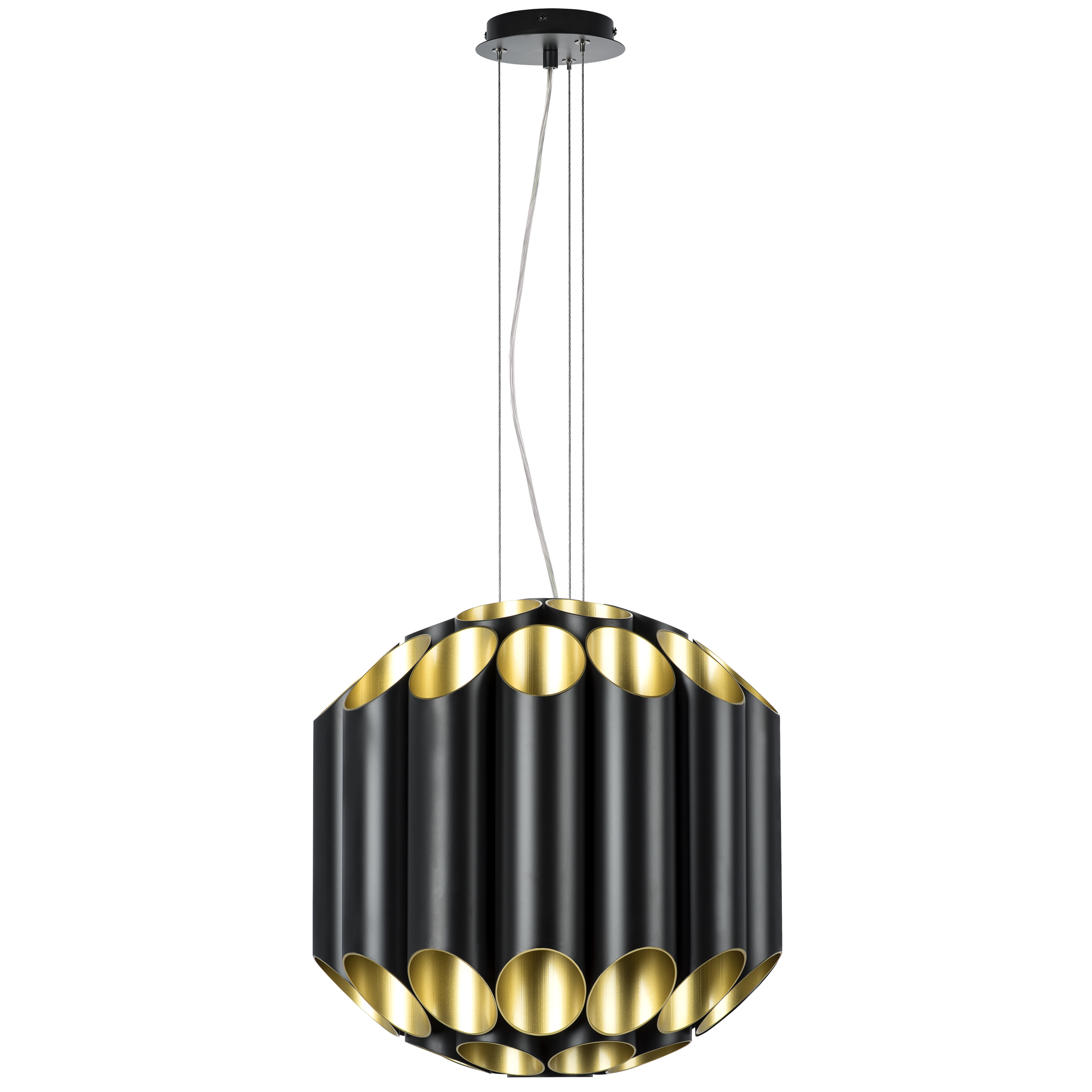 Люстра SIENA 44х40W G9 ЧЕРНЫЙ/ЗОЛОТО