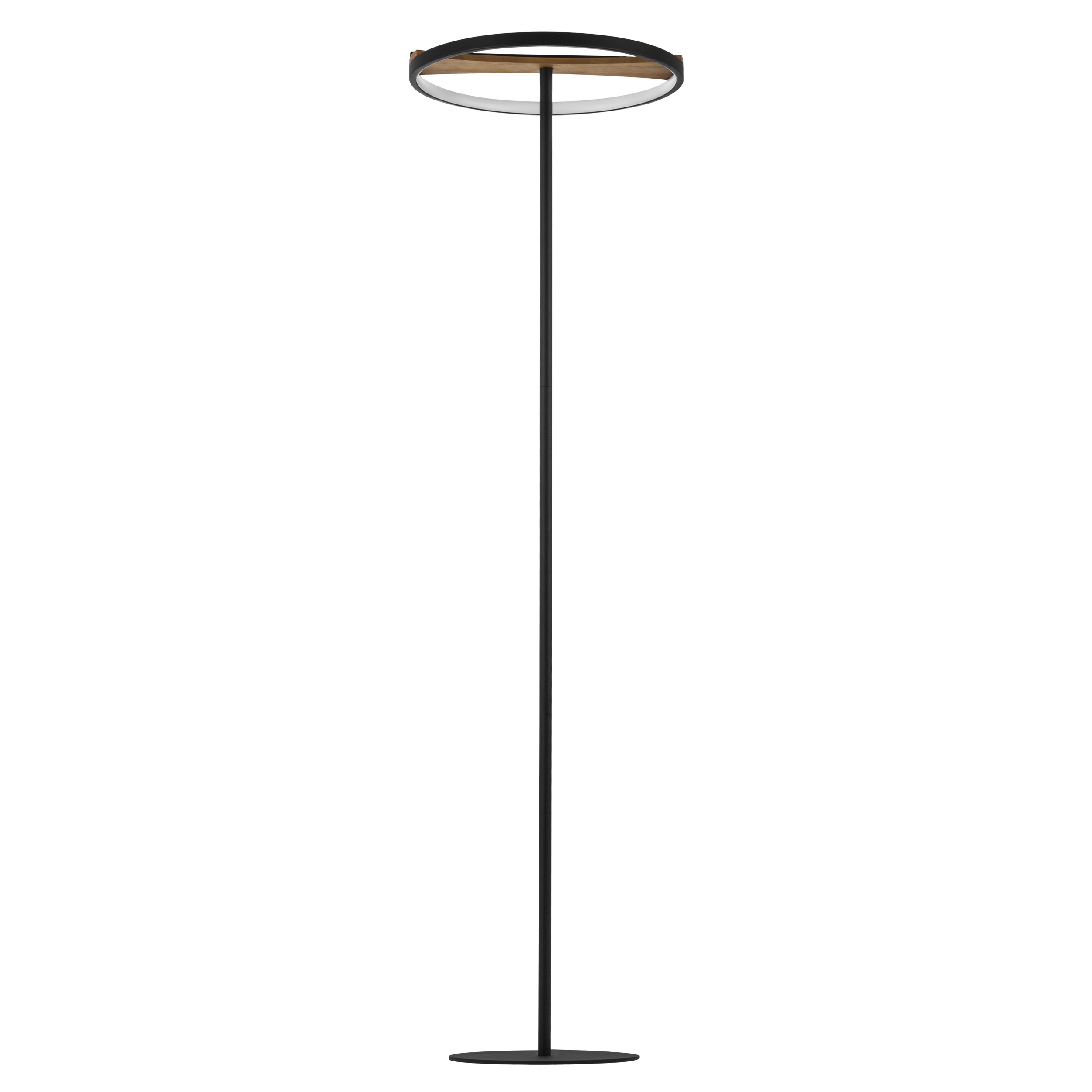 Торшер LODI LED 9W 720LM ЧЕРНЫЙ/ДЕРЕВО 3000K