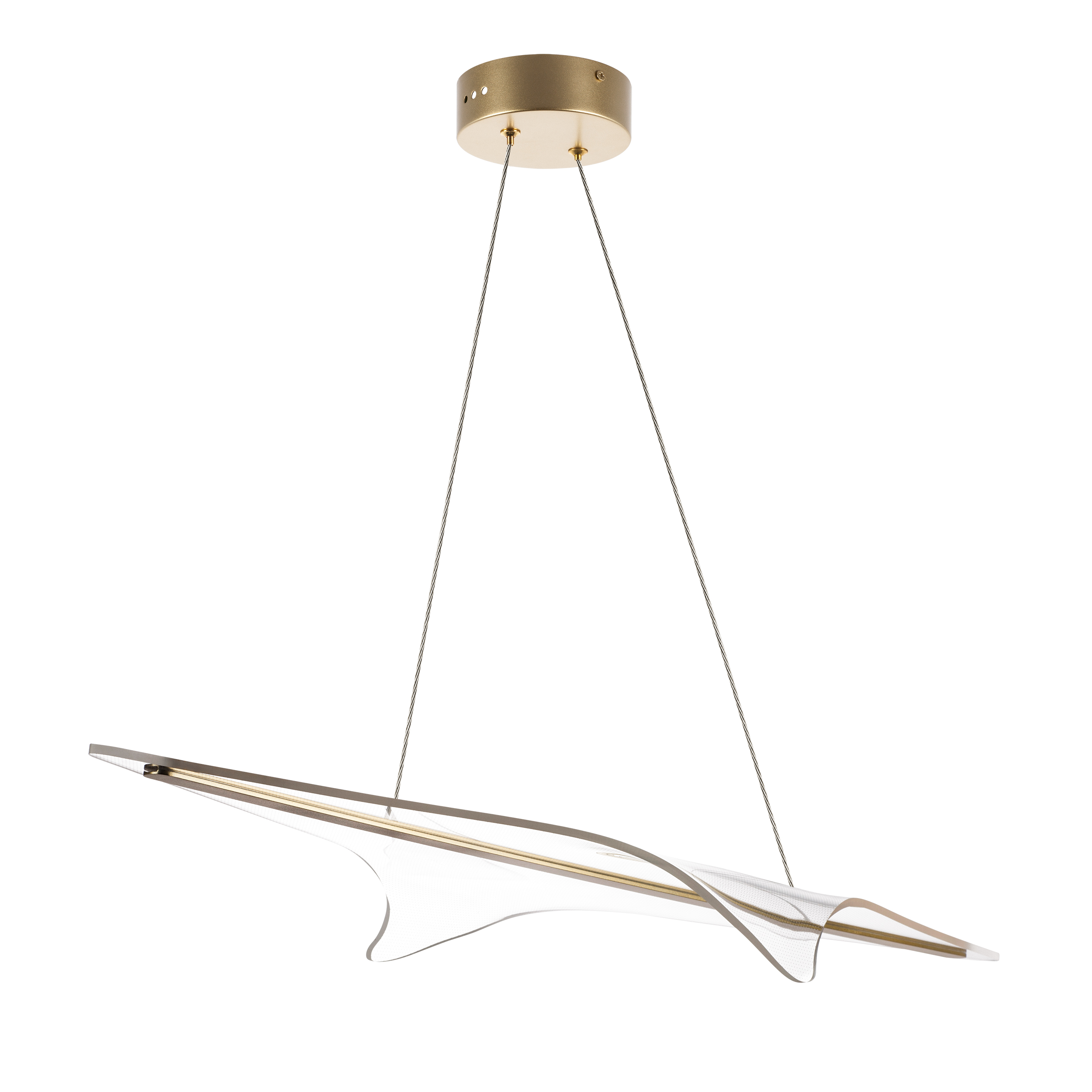 Люстра VARESE 29W LED 2888LM 360G ЗОЛОТО 3000K