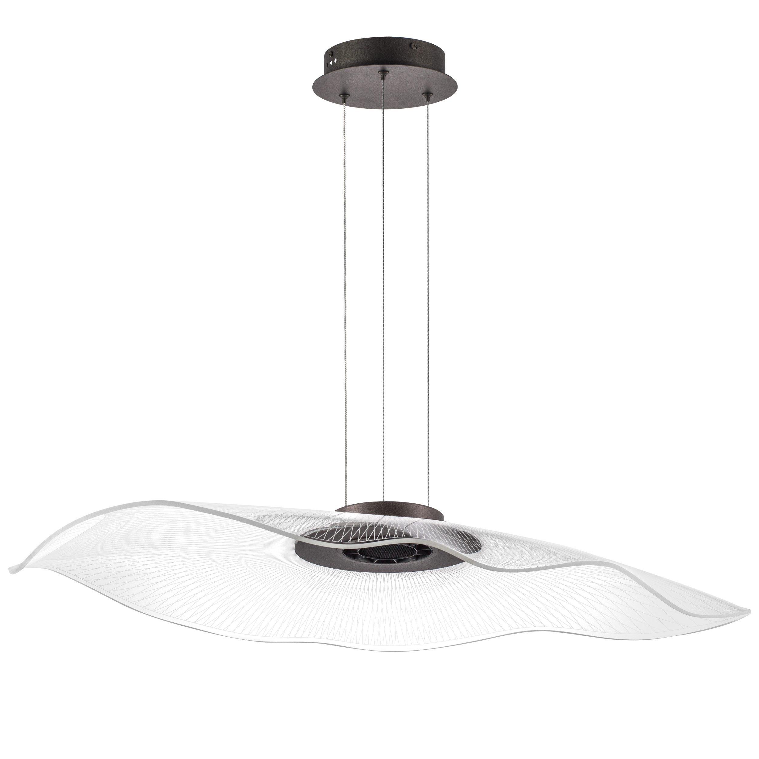 Люстра VARESE 34W LED 2000LM 360G КОФЕЙНЫЙ 3000K
