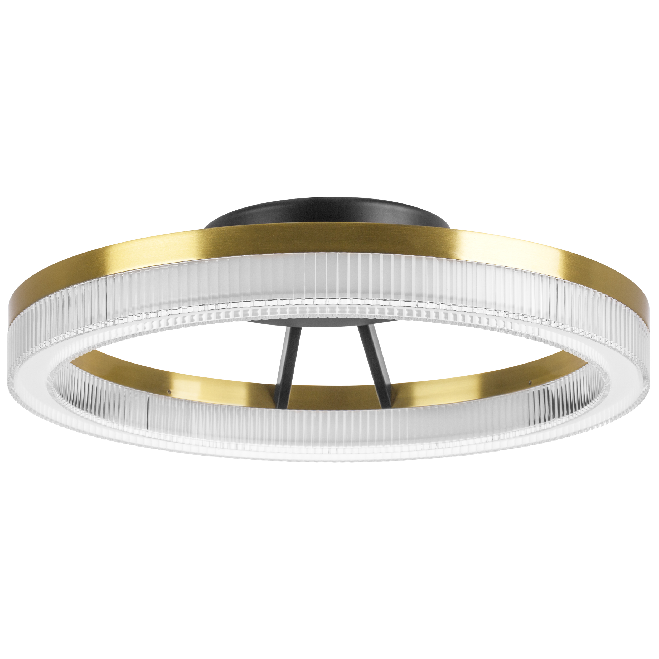Люстра ROTONDA 21W LED 1053LM 180G ЧЕРНЫЙ/ЛАТУНЬ 3000K