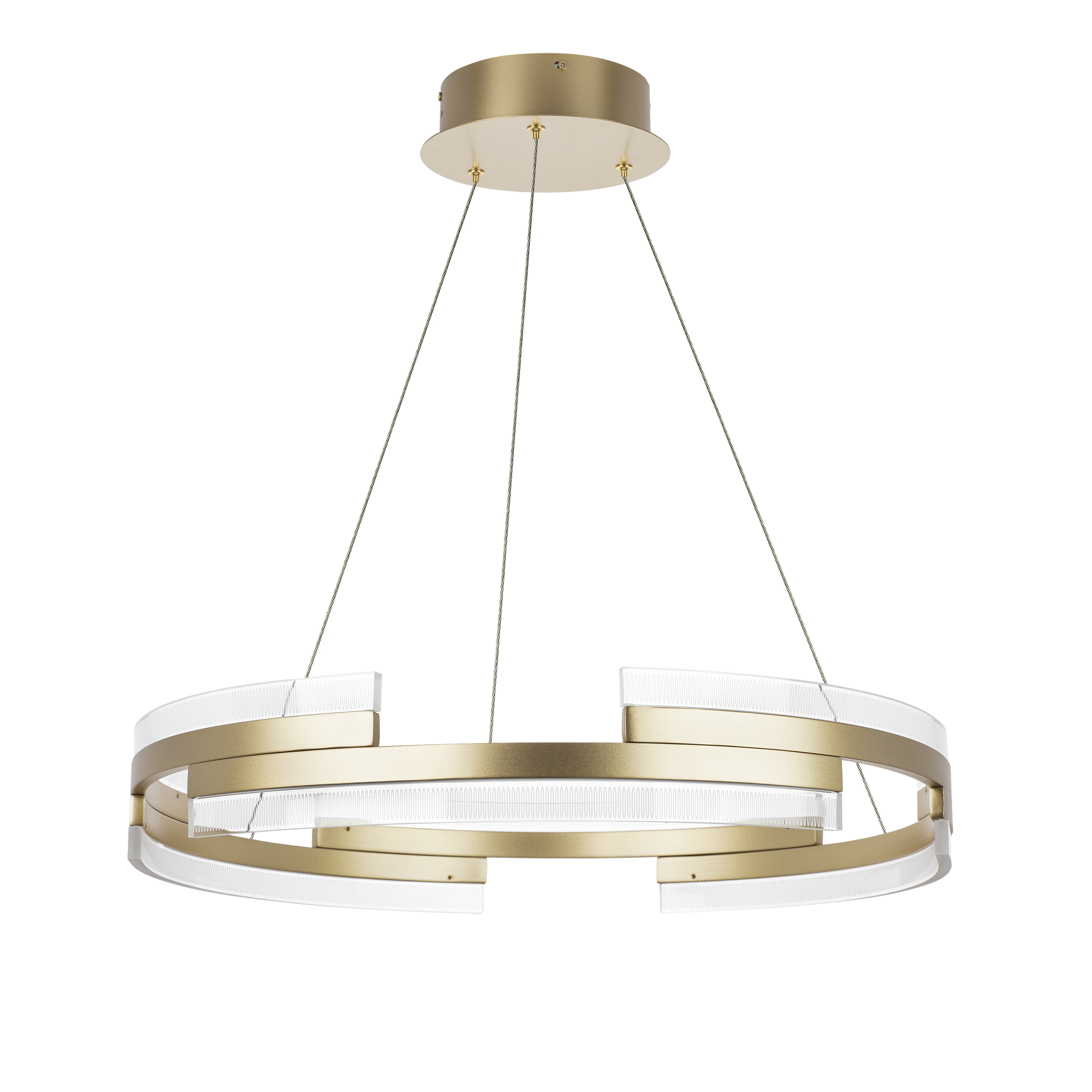 Люстра ROTONDA 55W LED 2835LM 120G ЗОЛОТО 3000K