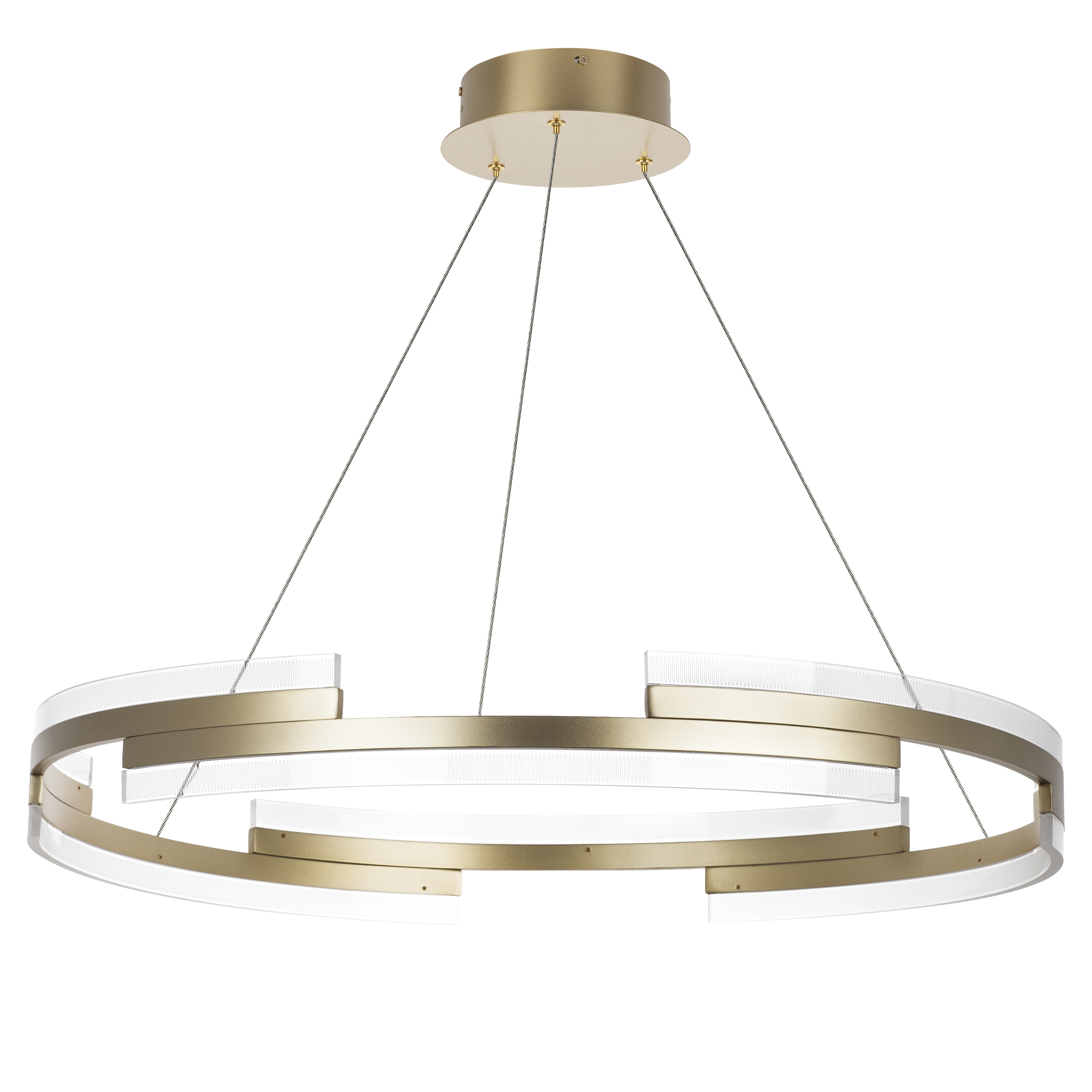Люстра ROTONDA 70W LED 3805LM 120G ЗОЛОТО 3000K