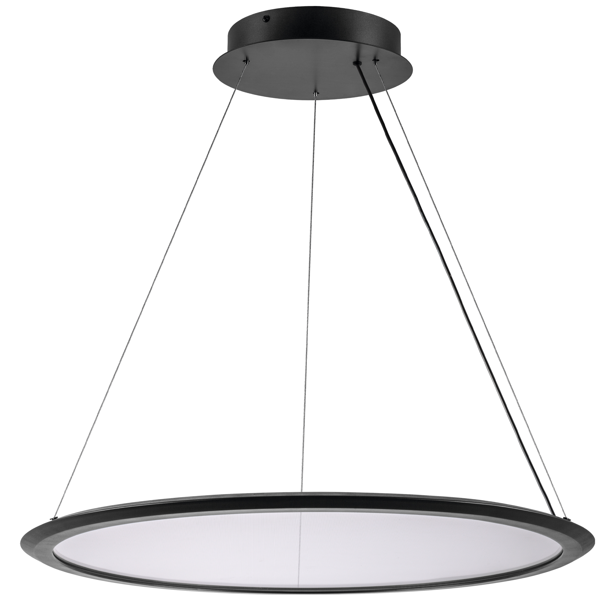 Люстра ROTONDA 30W LED 2059LM 130G ЧЕРНЫЙ 3000K