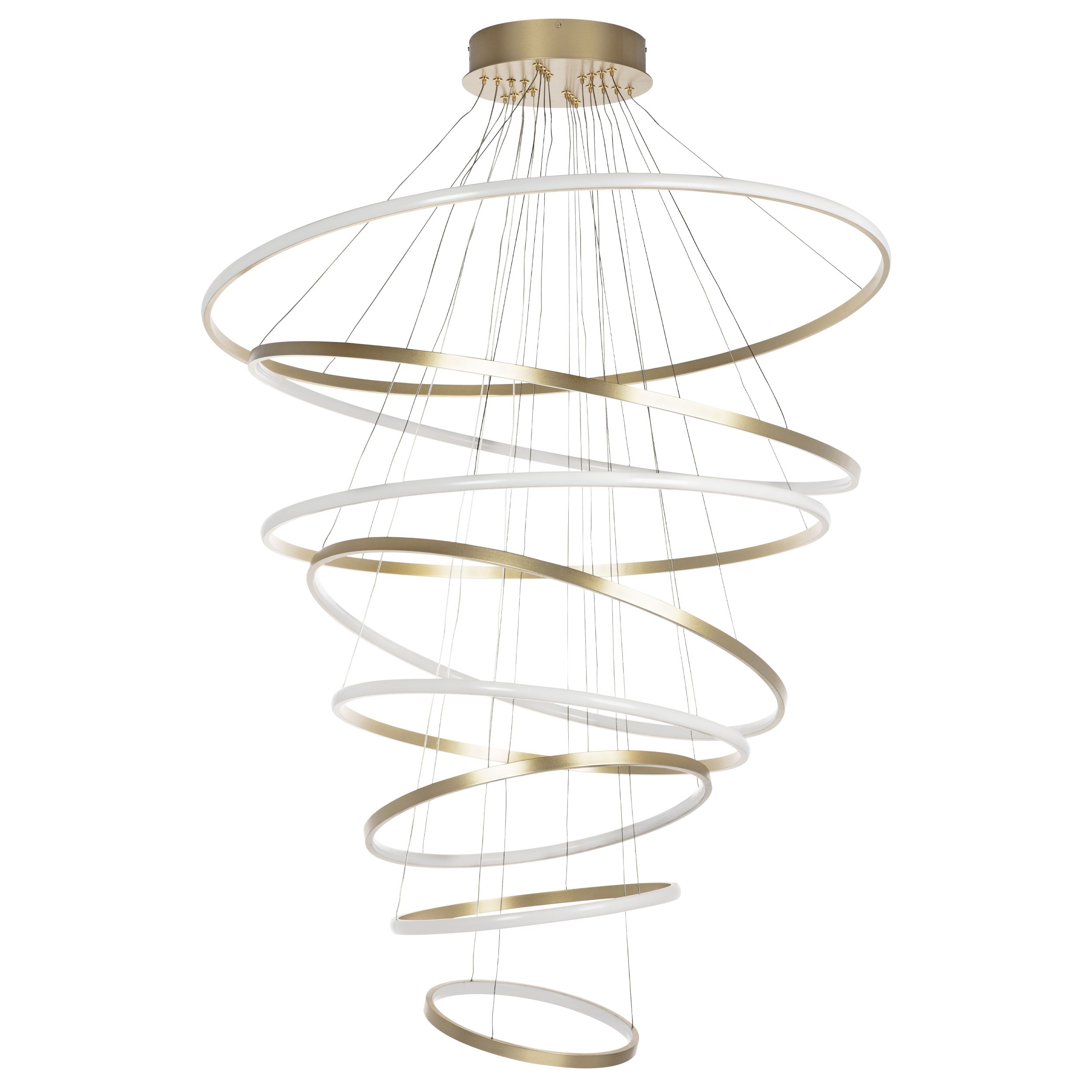 Люстра ROTONDA 293W LED 8471LM 120G ЗОЛОТО 3000K