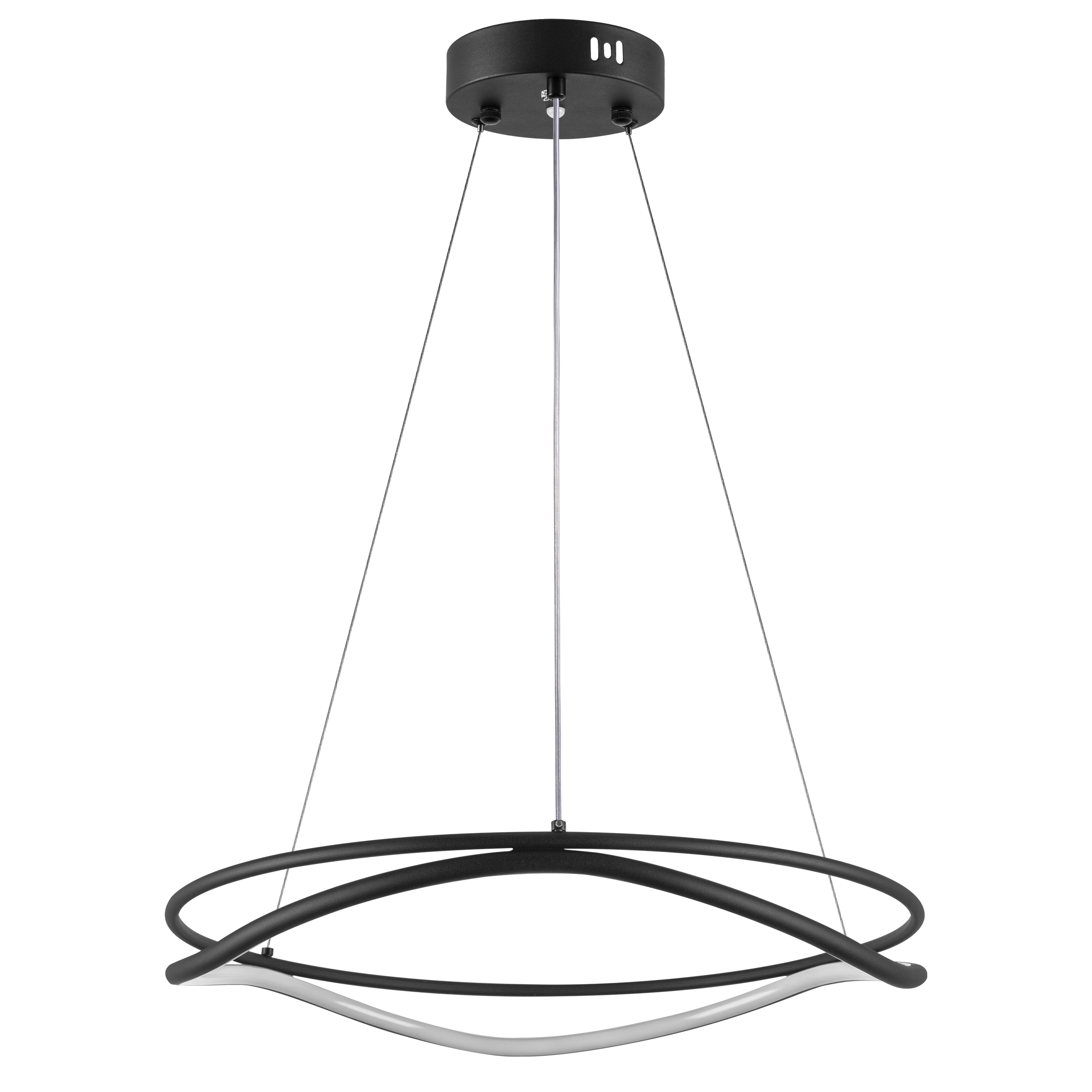 Люстра ROTONDA 45W LED 2494LM 120G ЧЕРНЫЙ 3000-6000K