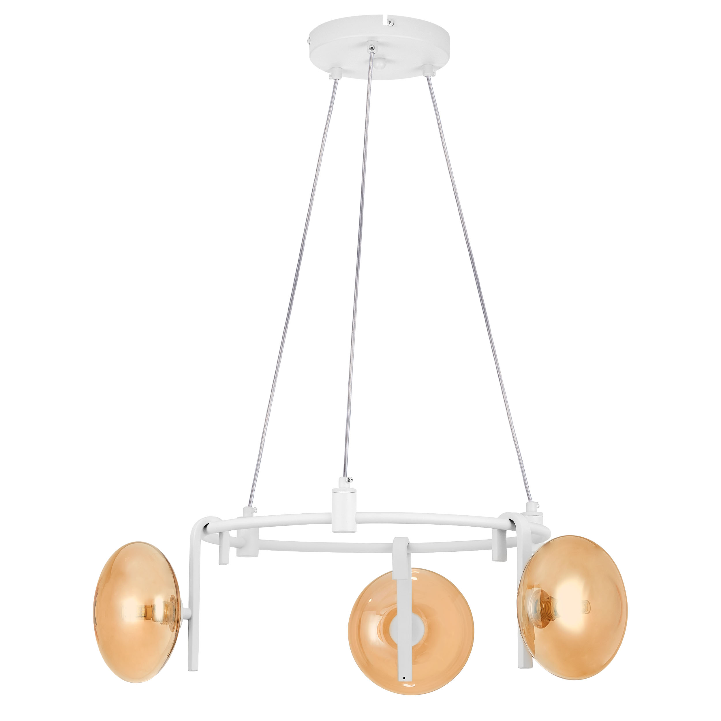 Люстра GAMMA G9 3х6W(led) G9 БЕЛЫЙ/ЯНТАРЬ
