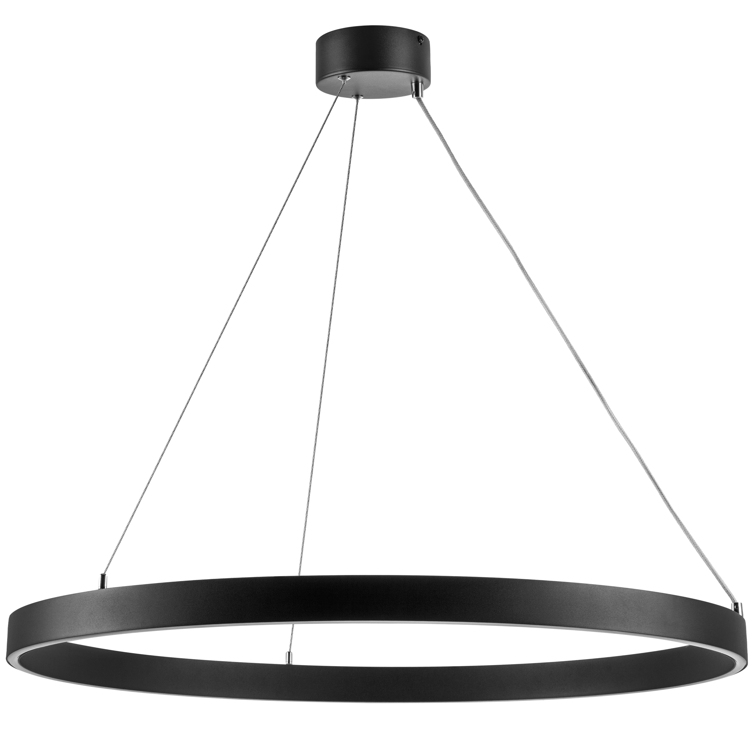 Люстра SATURNO LED 48W 3500LM 70G ЧЕРНЫЙ 3000-6000K