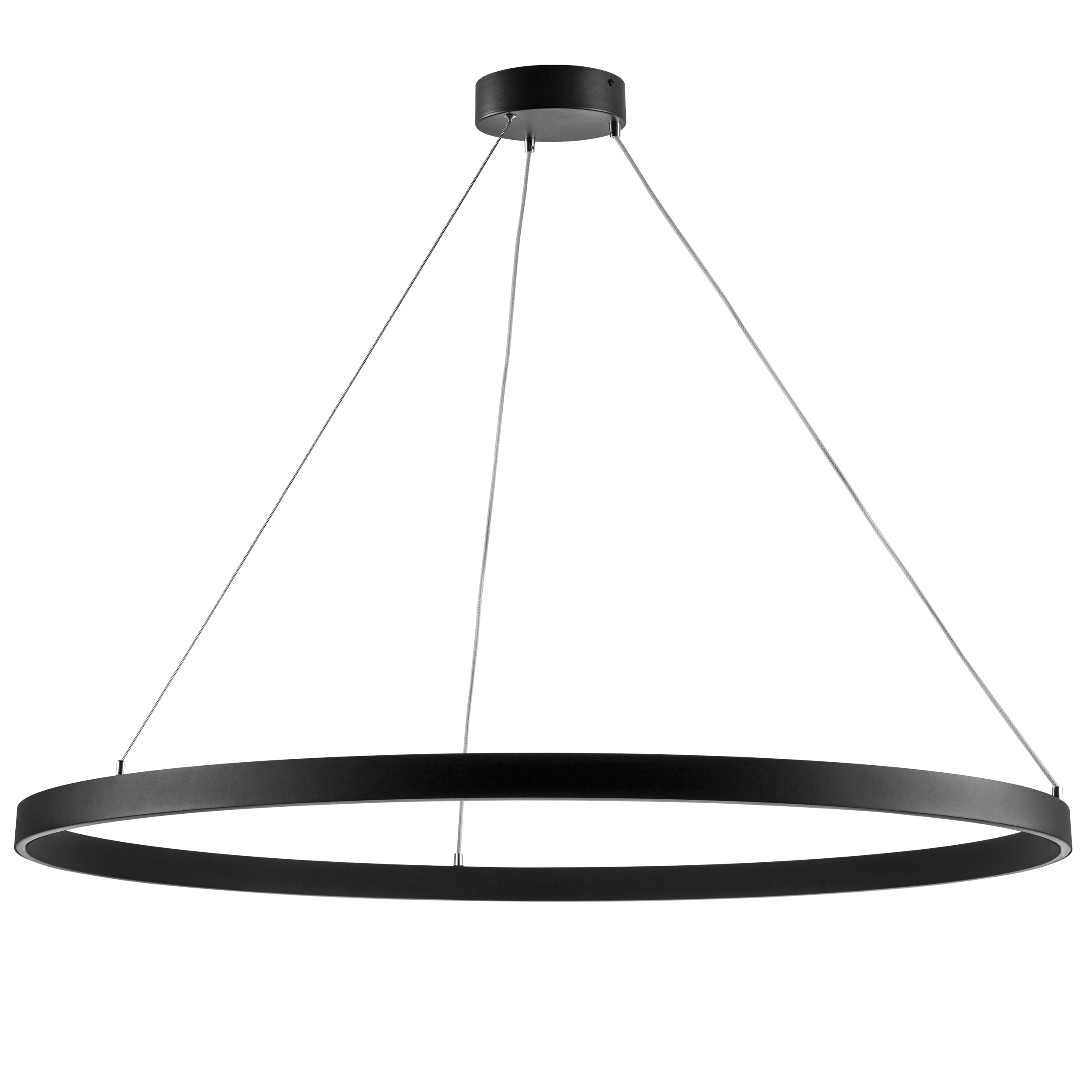 Люстра SATURNO LED 75W 5800LM 70G ЧЕРНЫЙ 3000-6000K