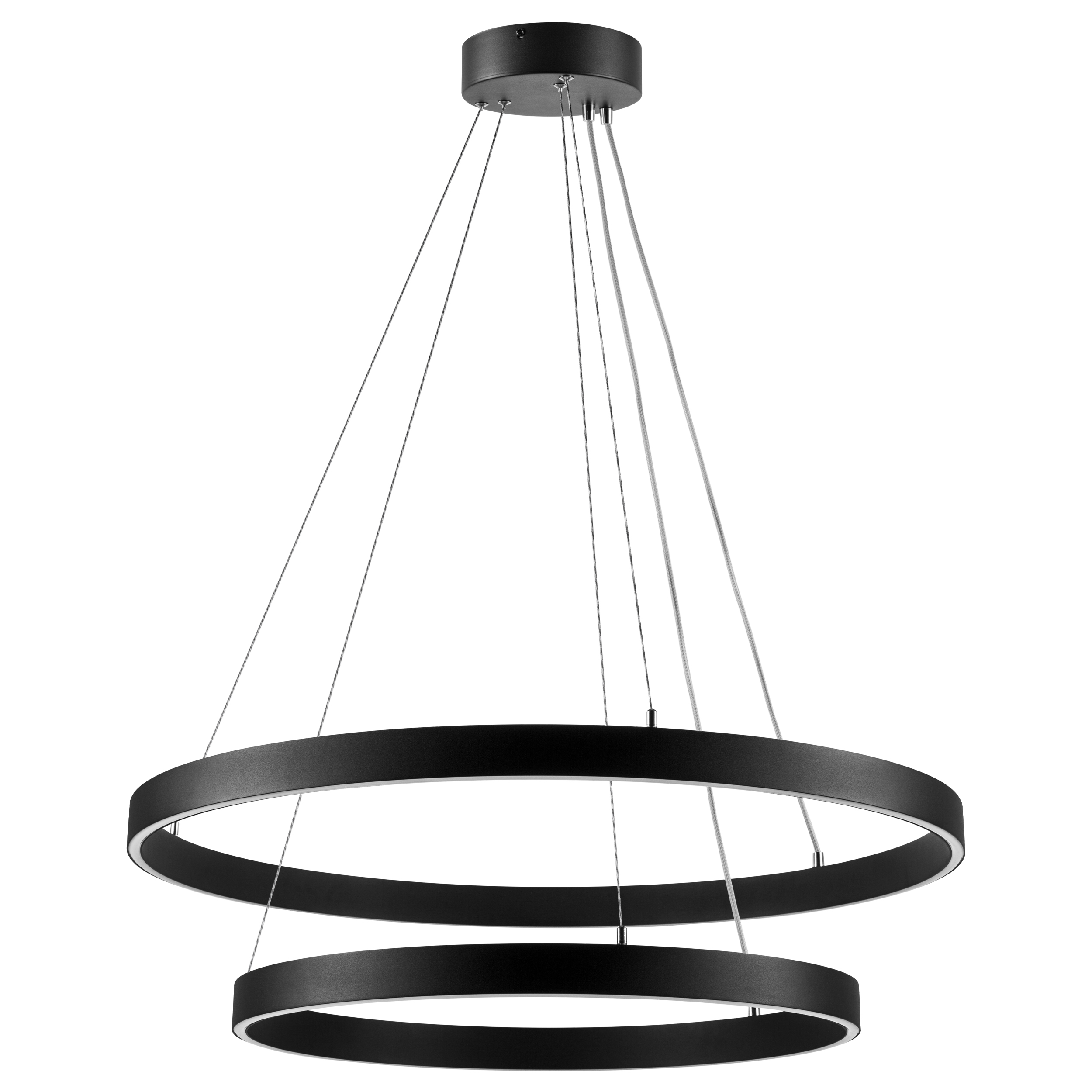 Люстра SATURNO LED 84W 5800LM 70G ЧЕРНЫЙ 3000-6000K