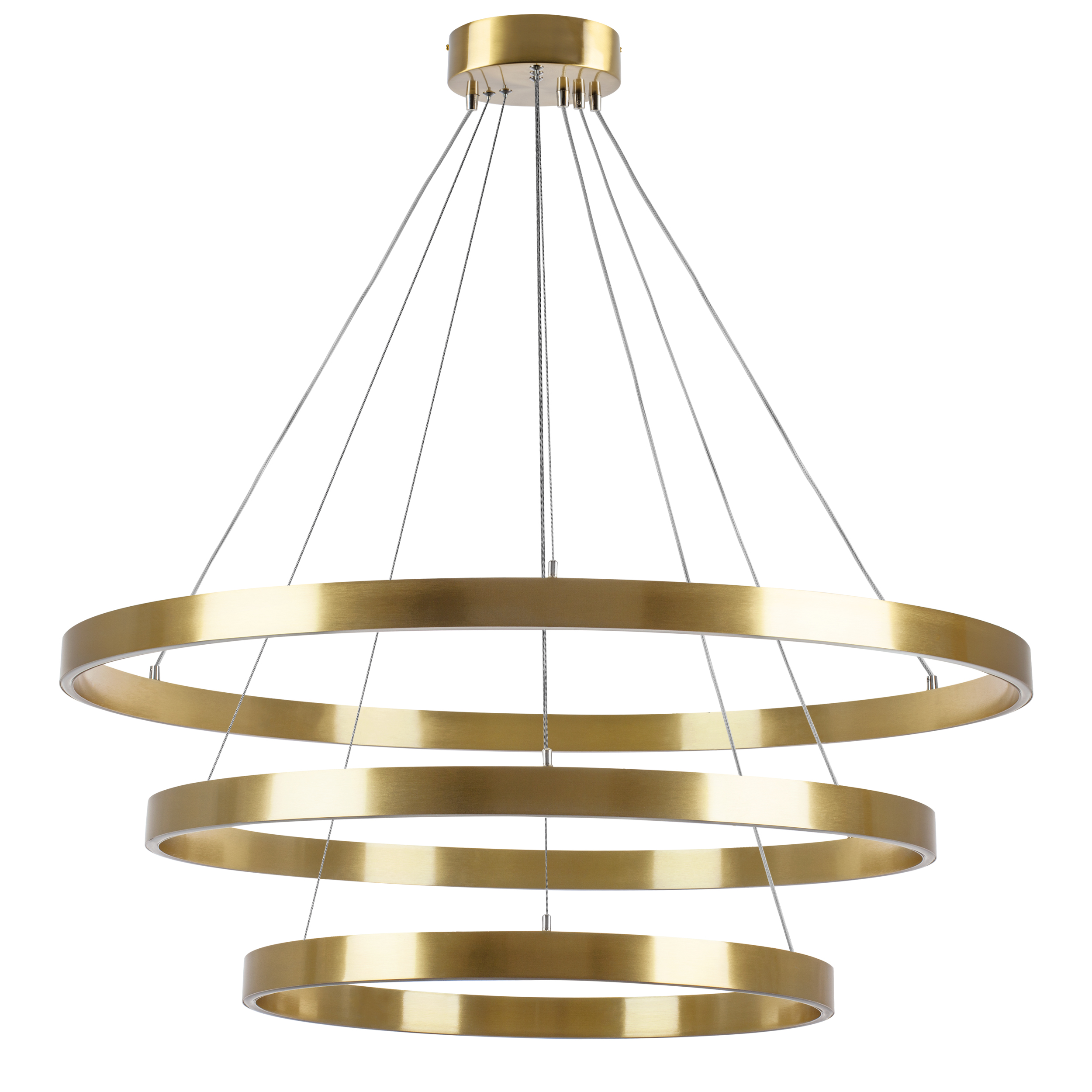 Люстра SATURNO LED 132W 11000LM 70G ЗОЛОТО 3000-6000K