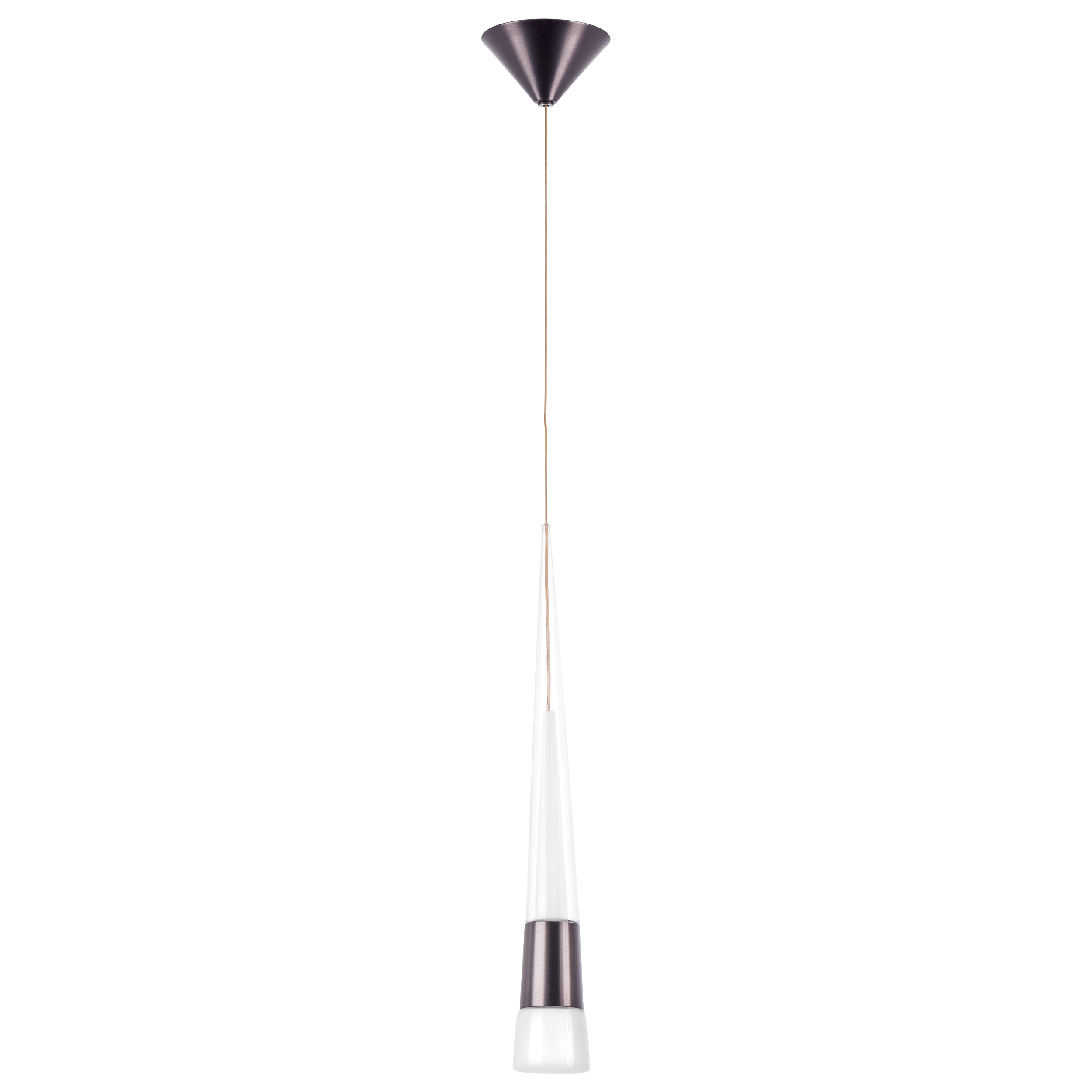Люстра CONE LED 5W 280LM КОФЕЙНЫЙ/БЕЛЫЙ/ПРОЗРАЧНЫЙ 3000K