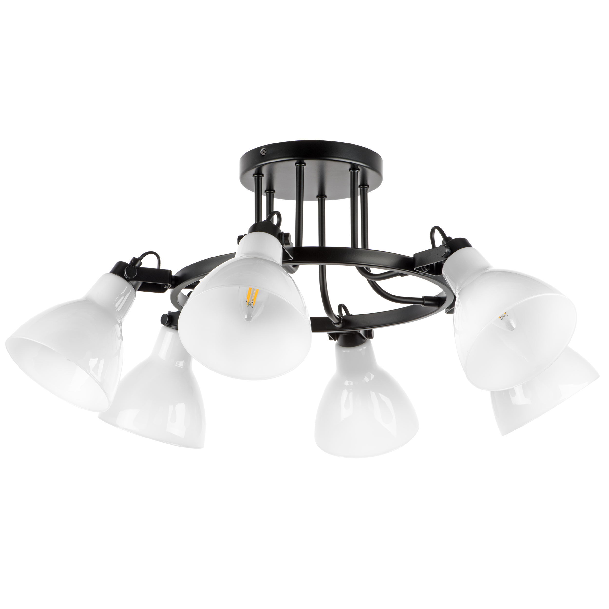 Люстра ACROBATA 6х40W E14 БЕЛЫЙ