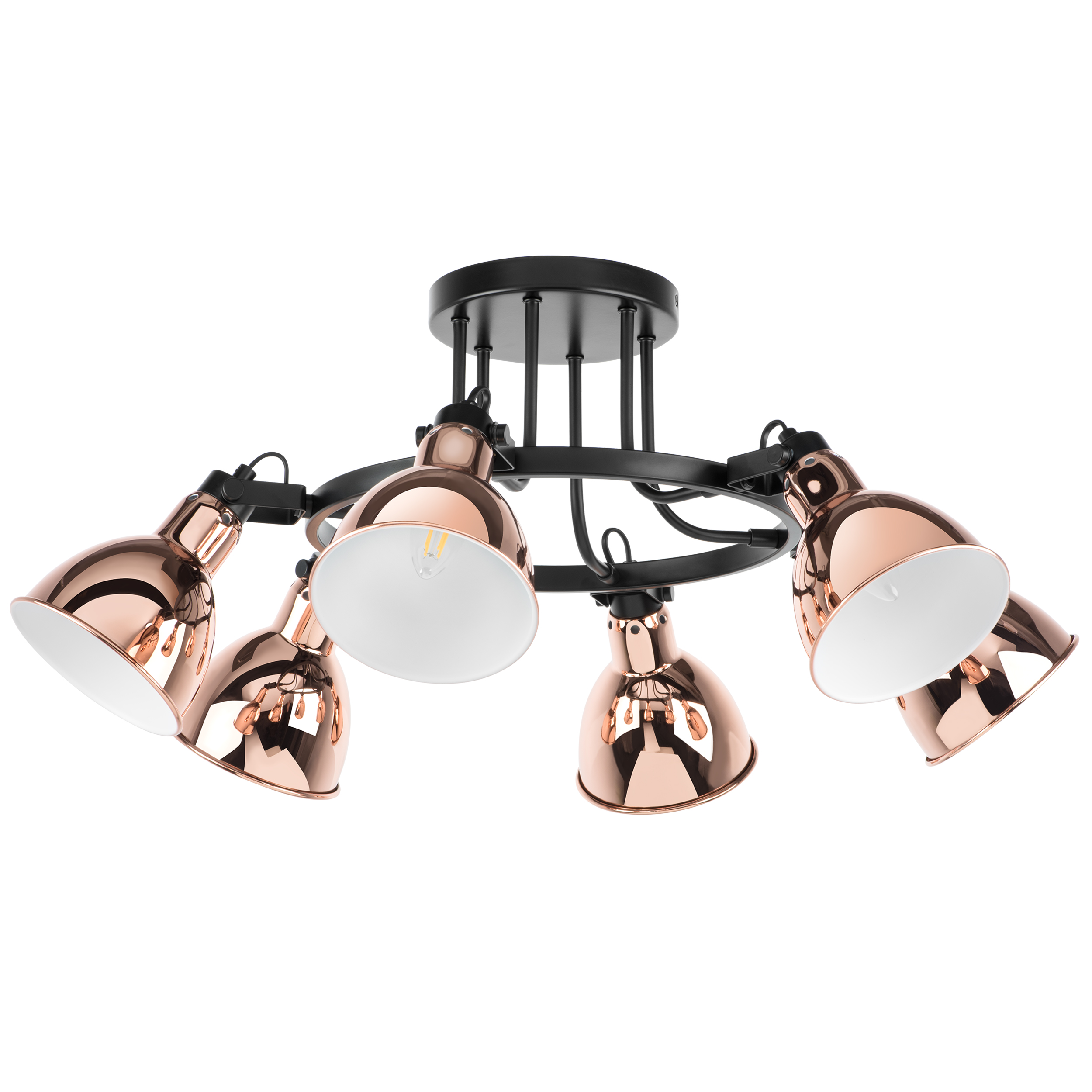 Люстра ACROBATA 6х40W E14 РОЗОВОЕ ЗОЛОТО