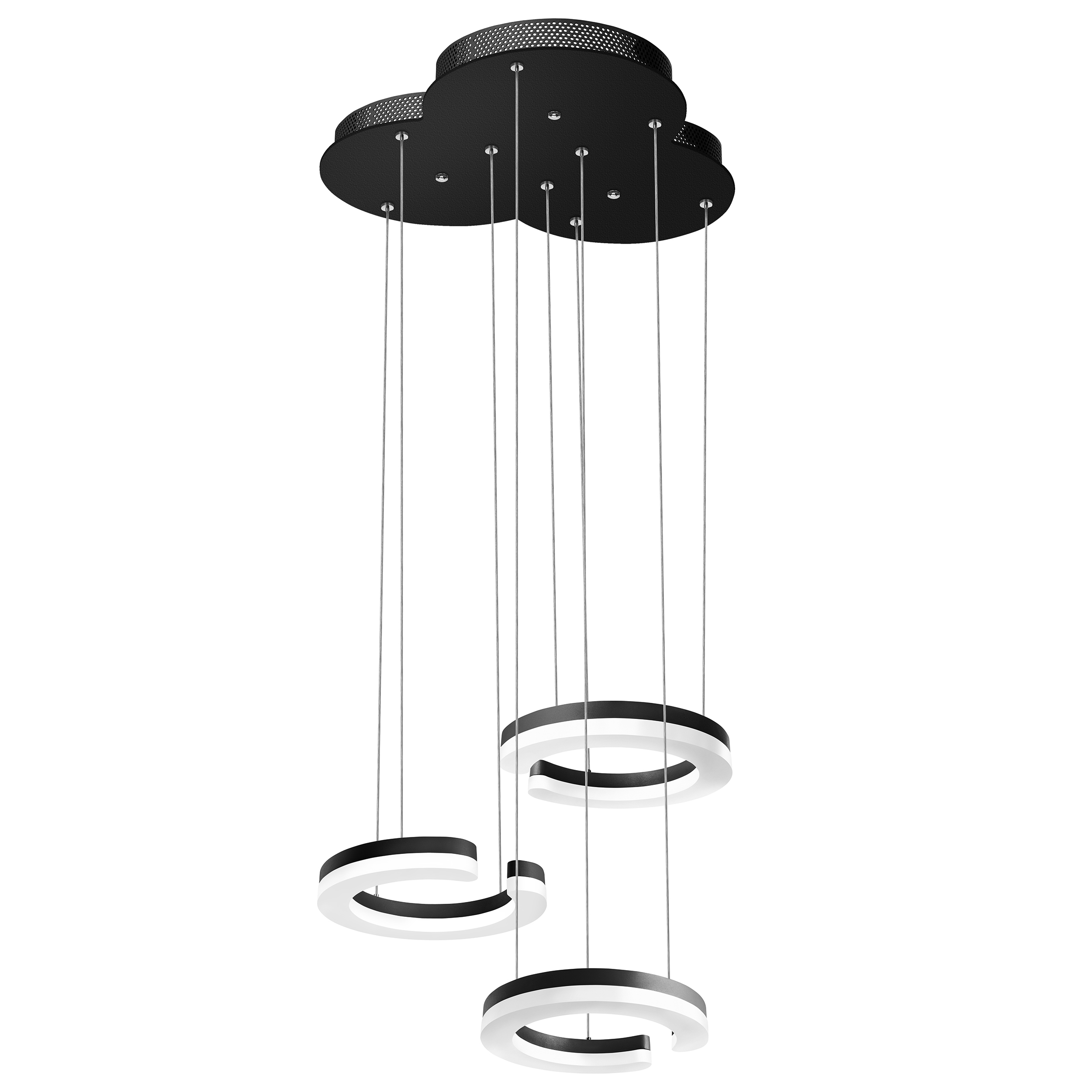 Подвес UNITARIO 34.5W LED 3795LM ЧЕРНЫЙ МАТОВЫЙ 3000K
