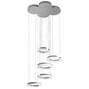 Подвес UNITARIO 46W LED 5060LM СЕРЕБРО МАТОВЫЙ 3000K