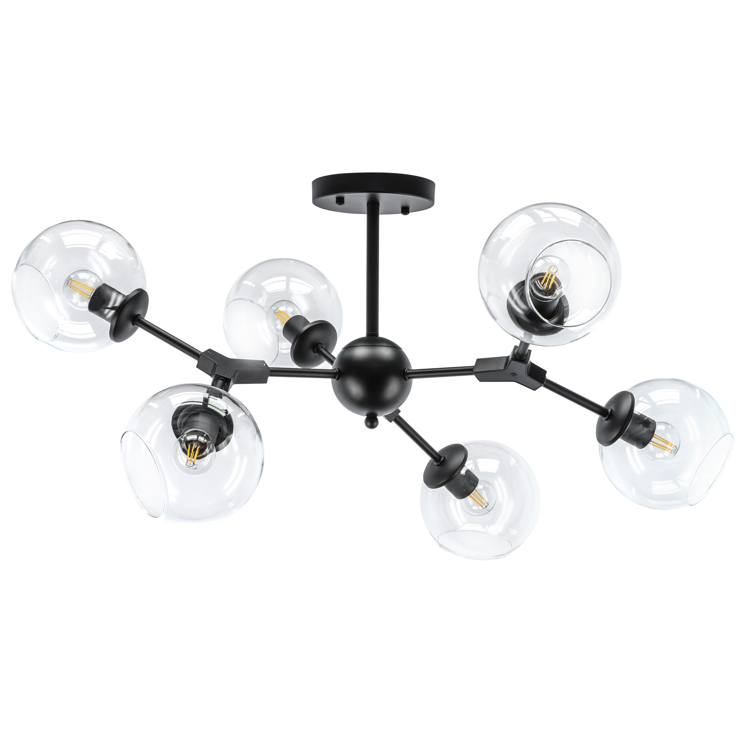 Люстра BETA 6x40W E27 ЧЕРНЫЙ