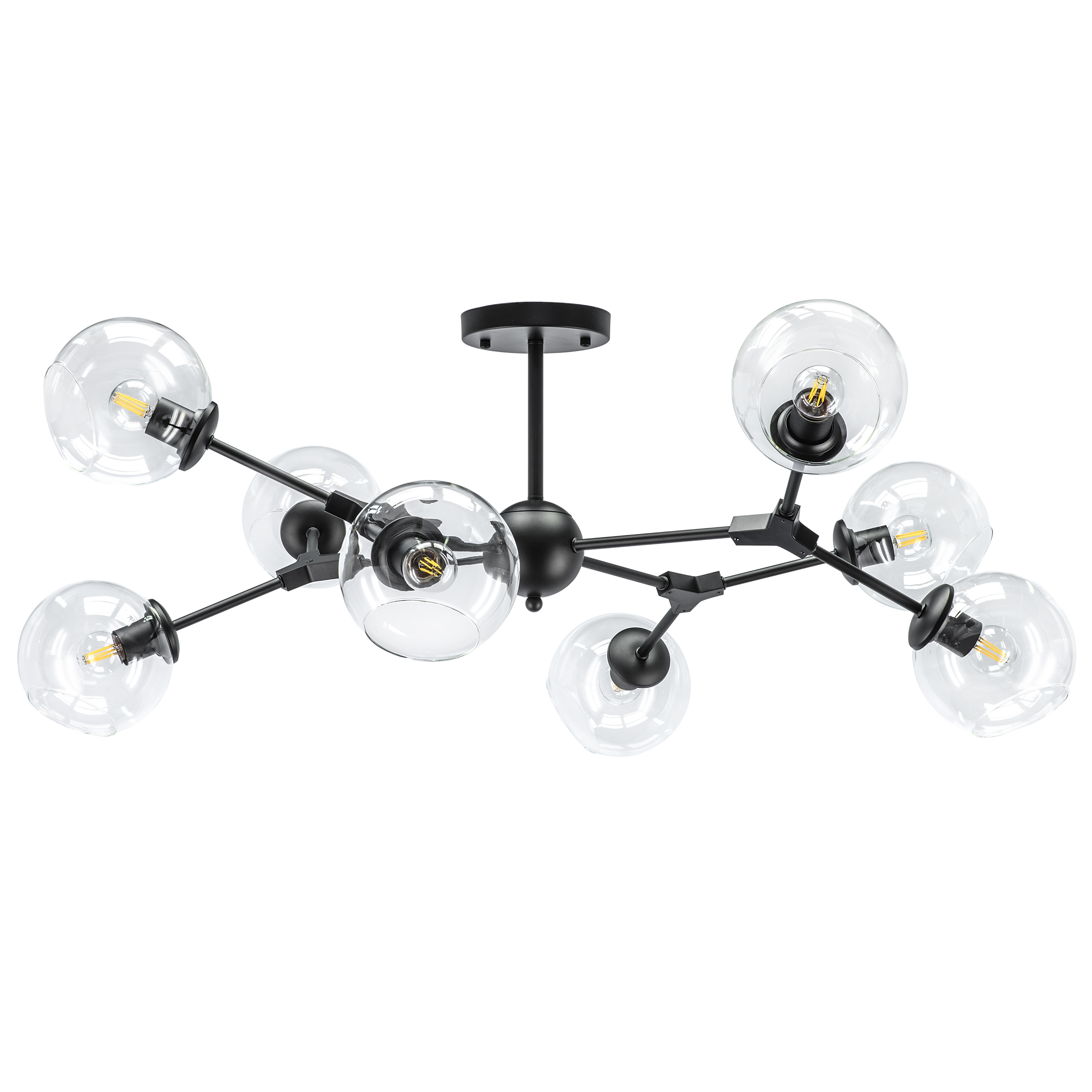 Люстра BETA 8x40W E27 ЧЕРНЫЙ