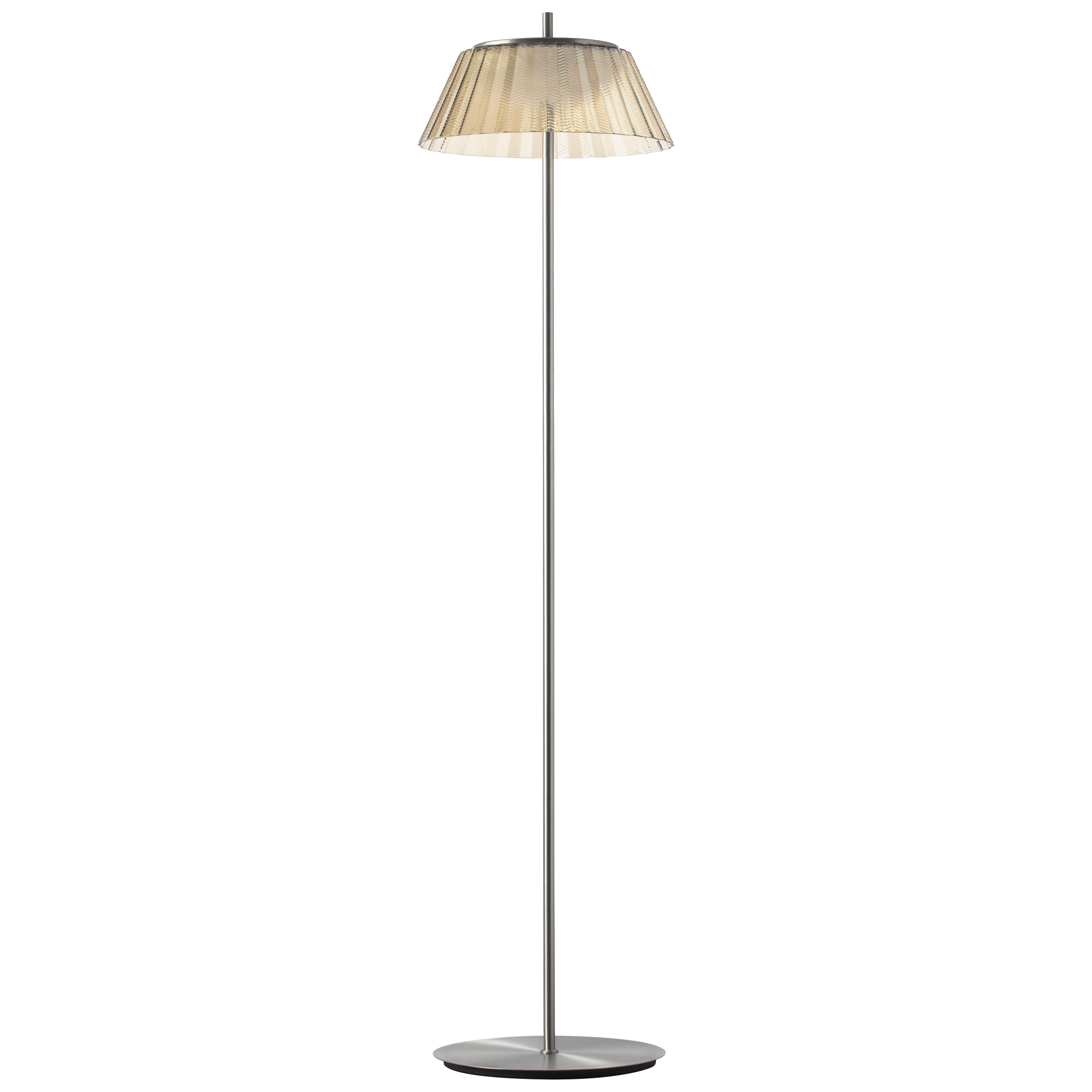 Торшер NAPOLI LED 12W 700LM АЛЮМИНИЙ/КОНЬЯК 3000K