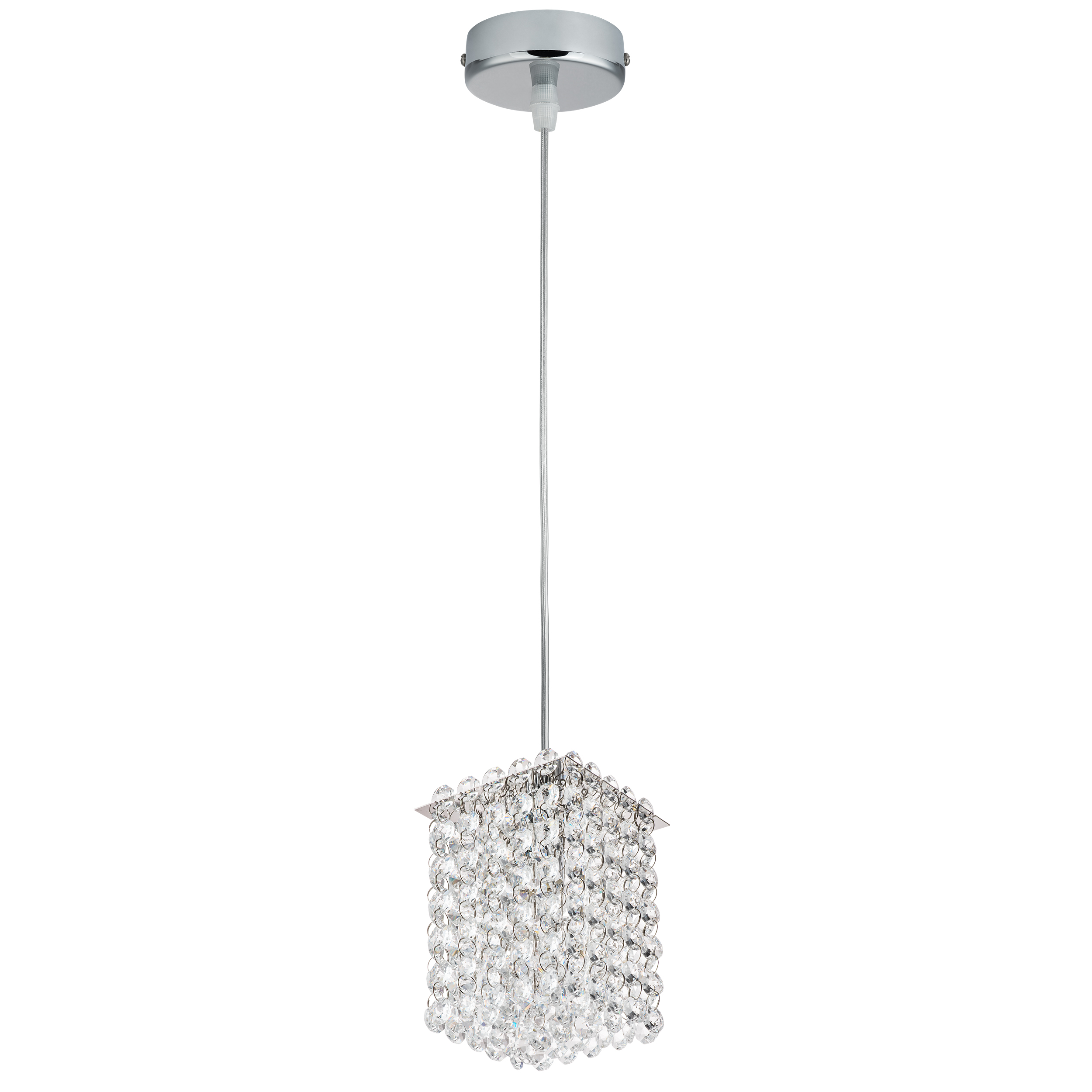 Подвес CRISTALLO 1х40W G9 ХРОМ