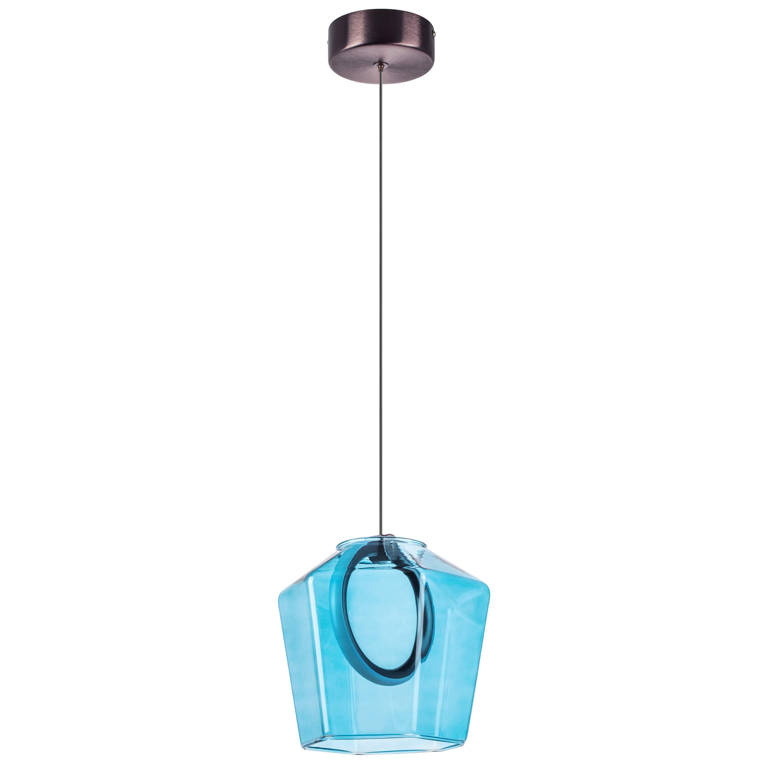 Люстра CARAMELLO LED 6W 110LM КОФЕЙНЫЙ/ГОЛУБОЙ 3000K