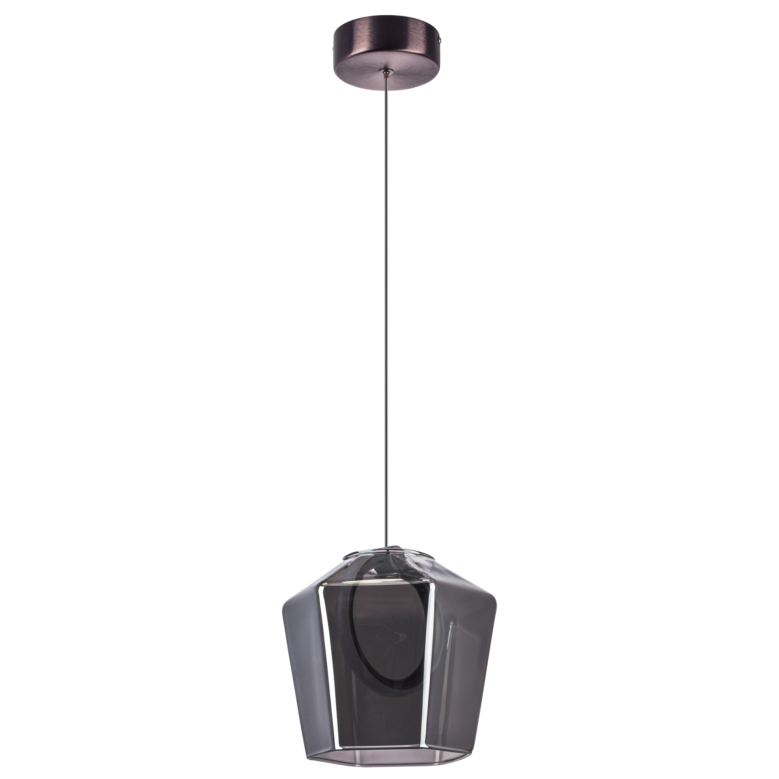 Люстра CARAMELLO LED 6W 110LM КОФЕЙНЫЙ/ПЕПЕЛЬНЫЙ 3000K
