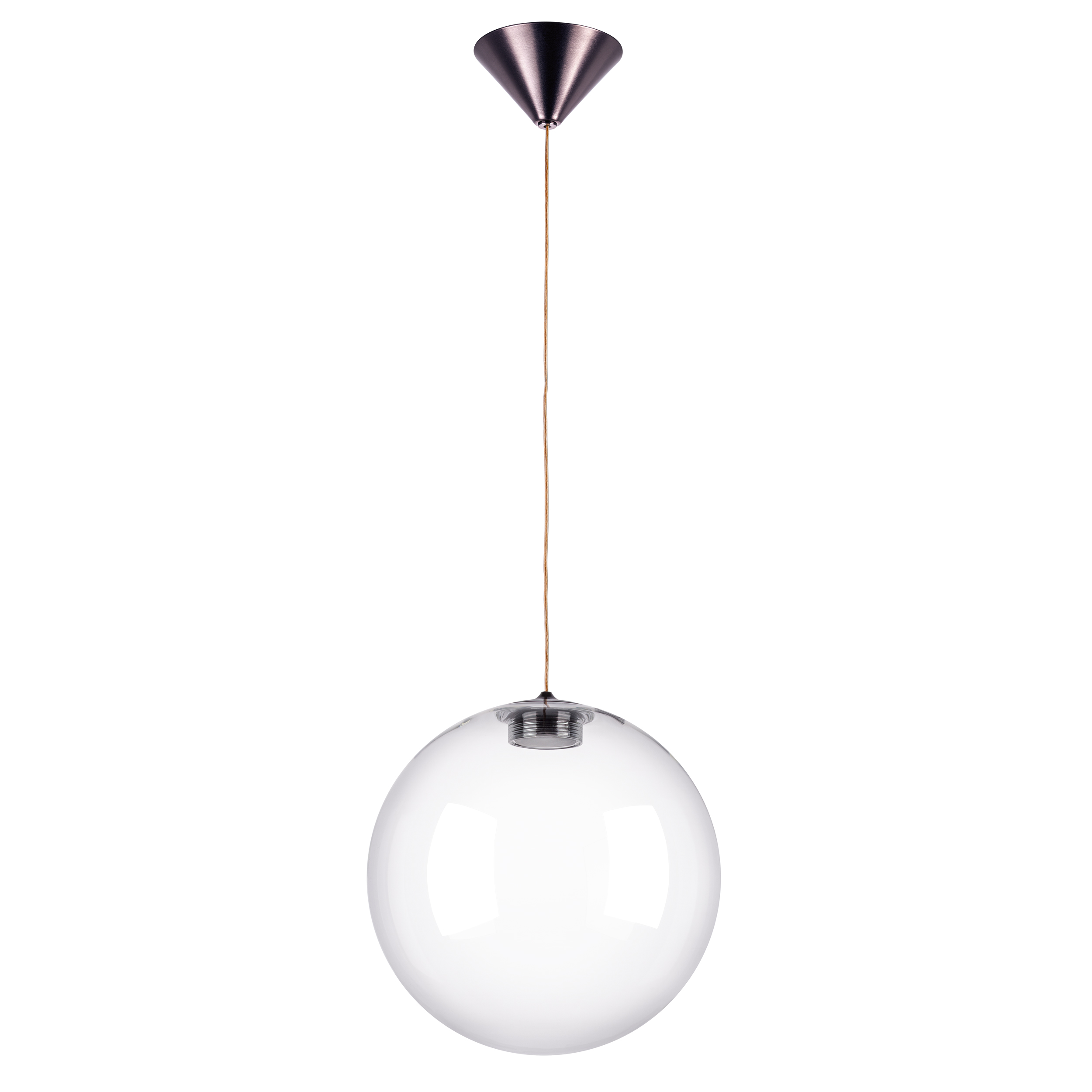 Люстра SFERETTA LED 1х3W 145LM КОФЕЙНЫЙ/ПРОЗРАЧНЫЙ 3000K