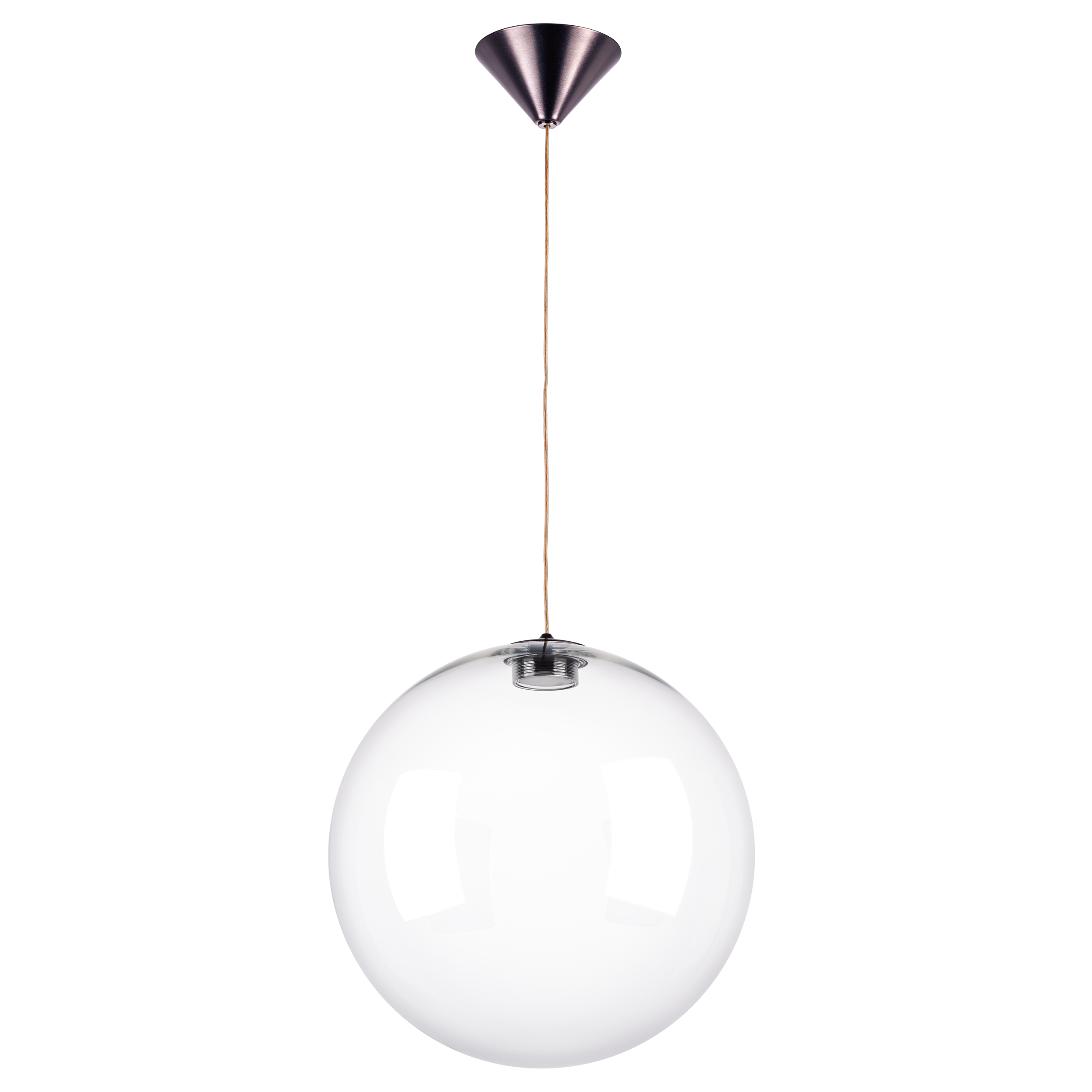 Люстра SFERETTA LED 1х3W 145LM КОФЕЙНЫЙ/ПРОЗРАЧНЫЙ 3000K