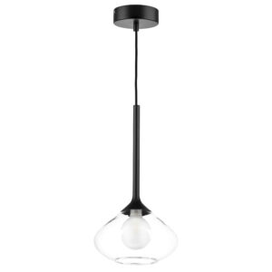 Люстра VETRO 1х6W(led) G9 ЧЕРНЫЙ/ПРОЗРАЧНЫЙ